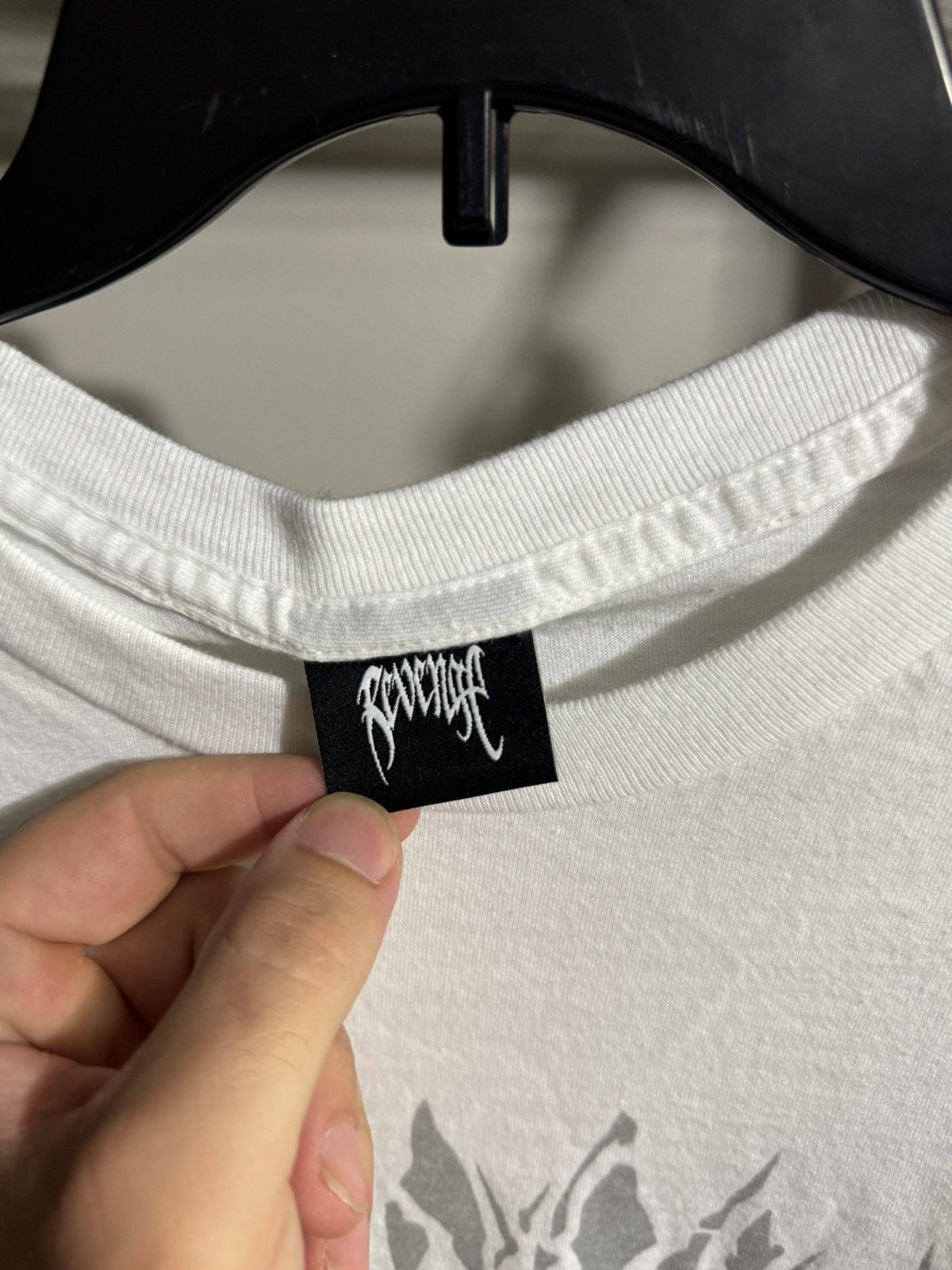 Revenge Revenge Bones Reflective Tee White L Size US L / EU 52-54 / 3 - 4 Thumbnail