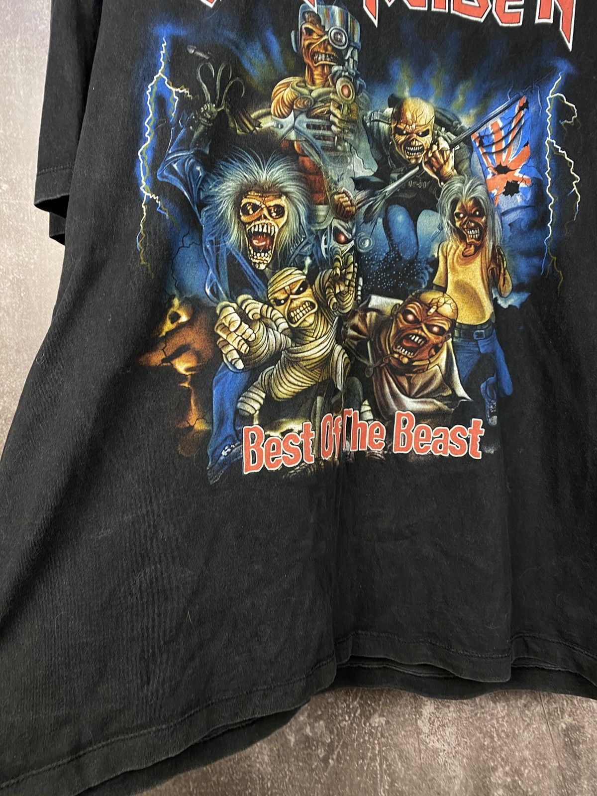 Band Tees × Iron Maiden × Vintage Iron Maiden Best of the Beast Tour Vintage Band T Shirt Size US XL / EU 56 / 4 - 3 Thumbnail