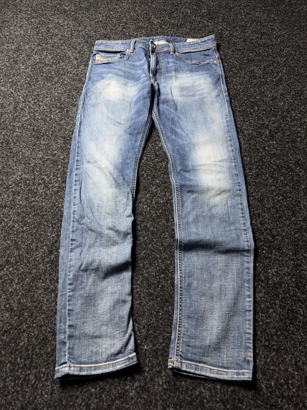 Diesel 00s Y2K Luxury Diesel Thavar-XP Slim Tapered Jeans Y2K Denim Size US 30 / EU 46 - 1 Thumbnail