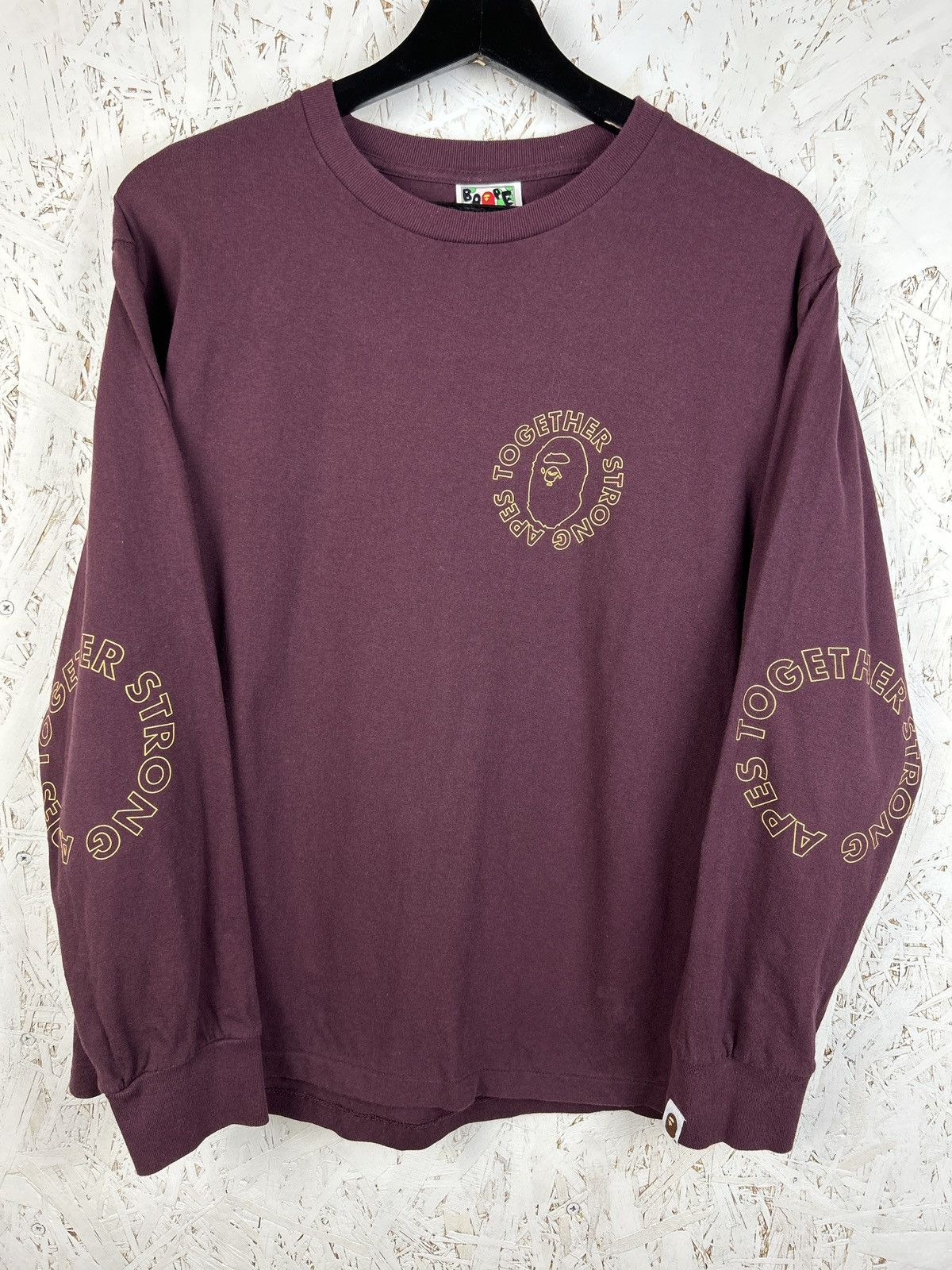 Bape A Bathing Ape SS19 ATS Apes Together Strong Long Sleeve Size US M / EU 48-50 / 2 - 1 Thumbnail