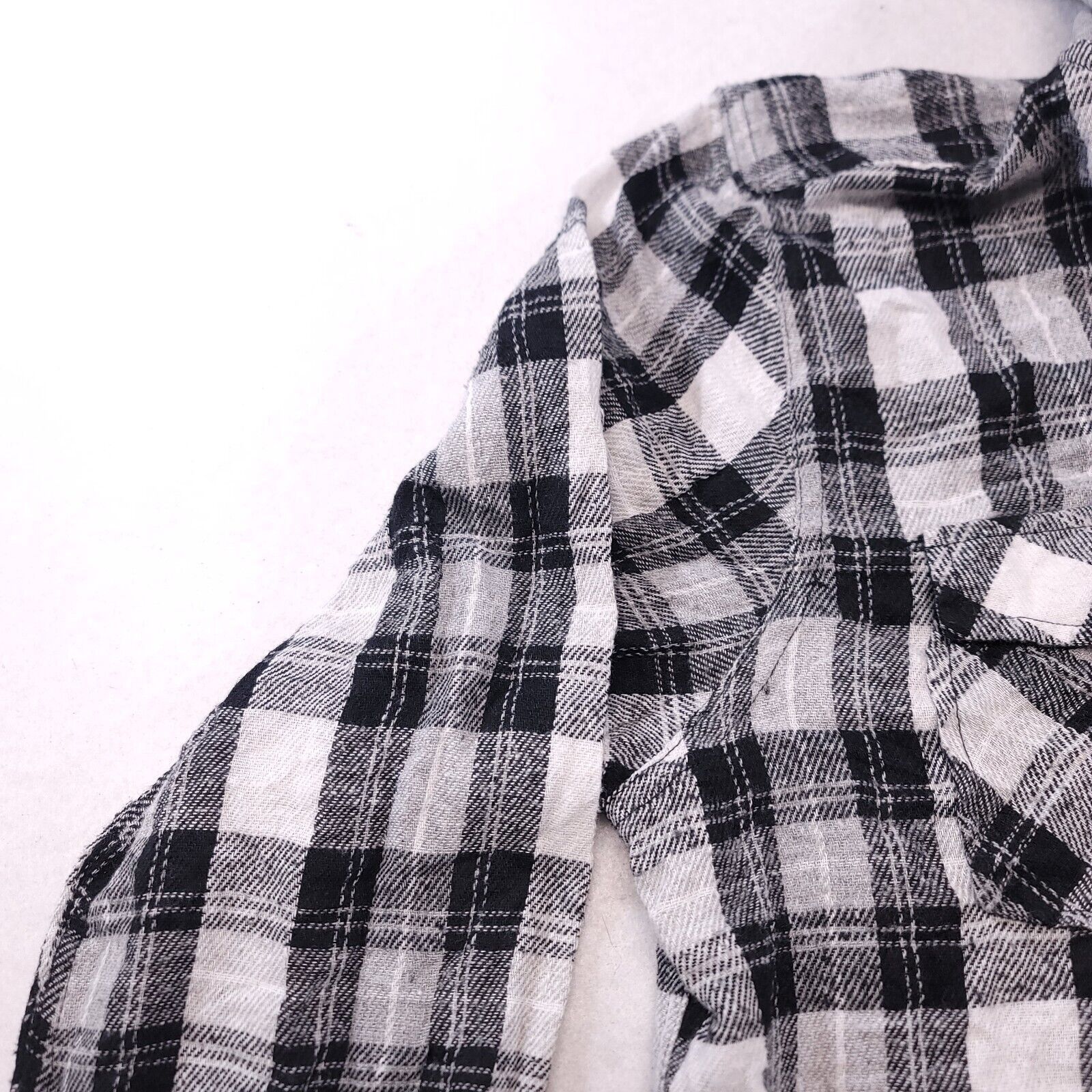 Blue Gear Blue Gear Long Sleeve Hoodie Mens Size Large L Black Plaid Size US L / EU 52-54 / 3 - 4 Thumbnail