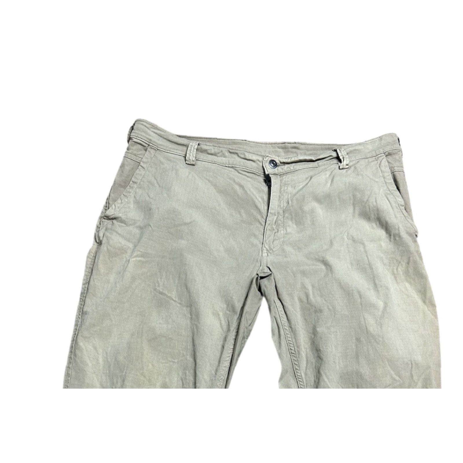 CO Duluth Trading Co Mens Standard Fit Pants 38x30 Light Brown Khaki Canvas Straight Leg Regular Rise Inseam 30 Fr Mens Pants Regular Brown Size US 38 / EU 54 - 5 Thumbnail