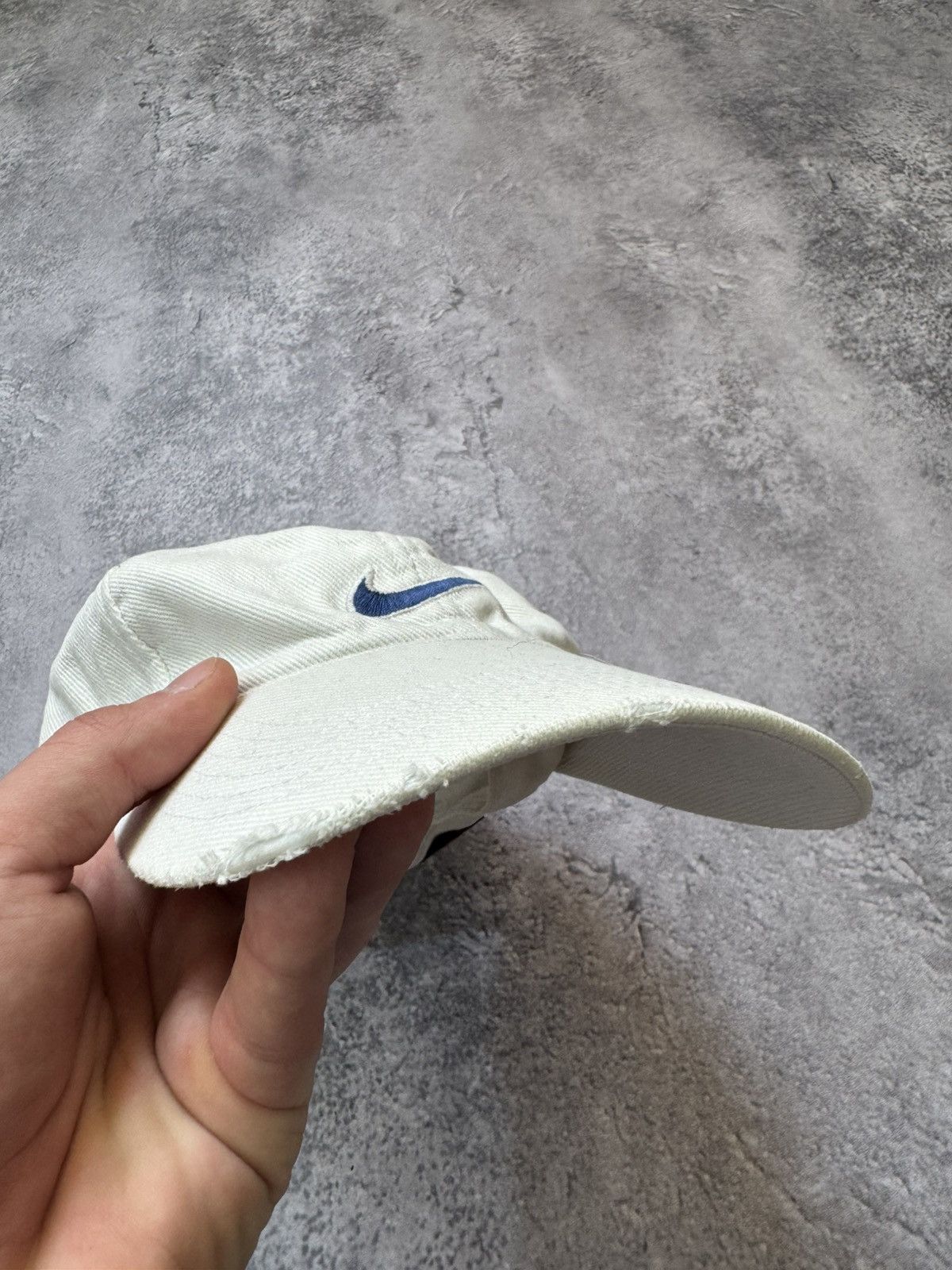 Nike Vintage Nike 90s Small Swoosh Blue Baseball Cap Hat OS Size ONE SIZE - 7 Thumbnail