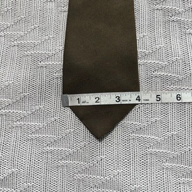 Burberry Vintage Burberry brown textured silk tie Size ONE SIZE - 7 Thumbnail