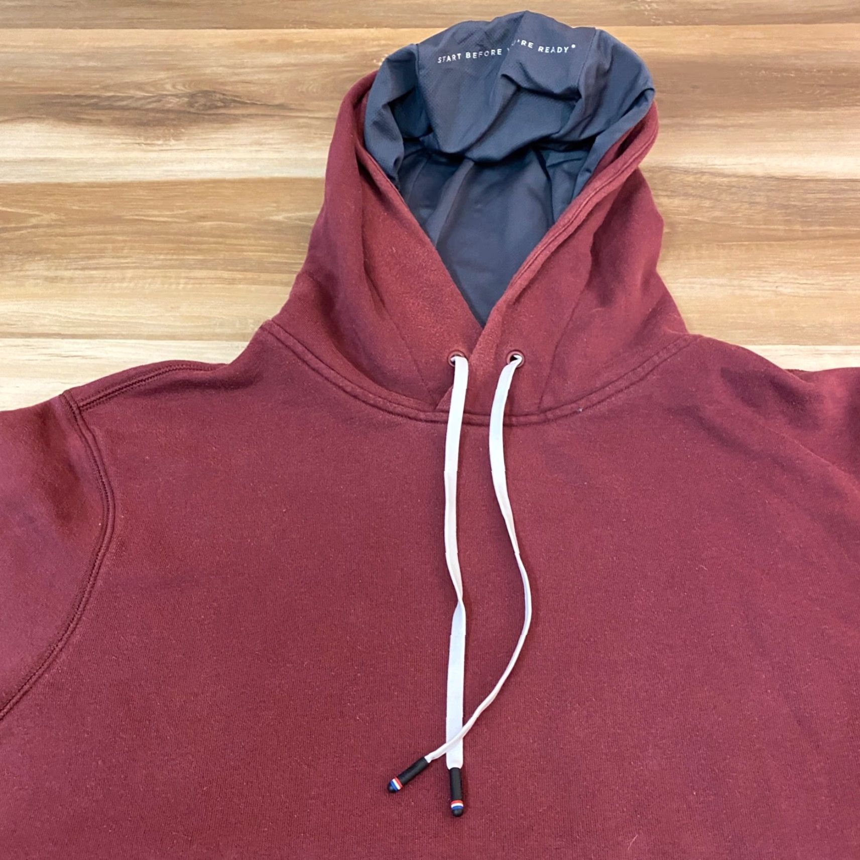 Vintage FourLaps Hoodie Men M Burgundy Rush Full Zip Pullover Sweatshirt Size US M / EU 48-50 / 2 - 6 Thumbnail