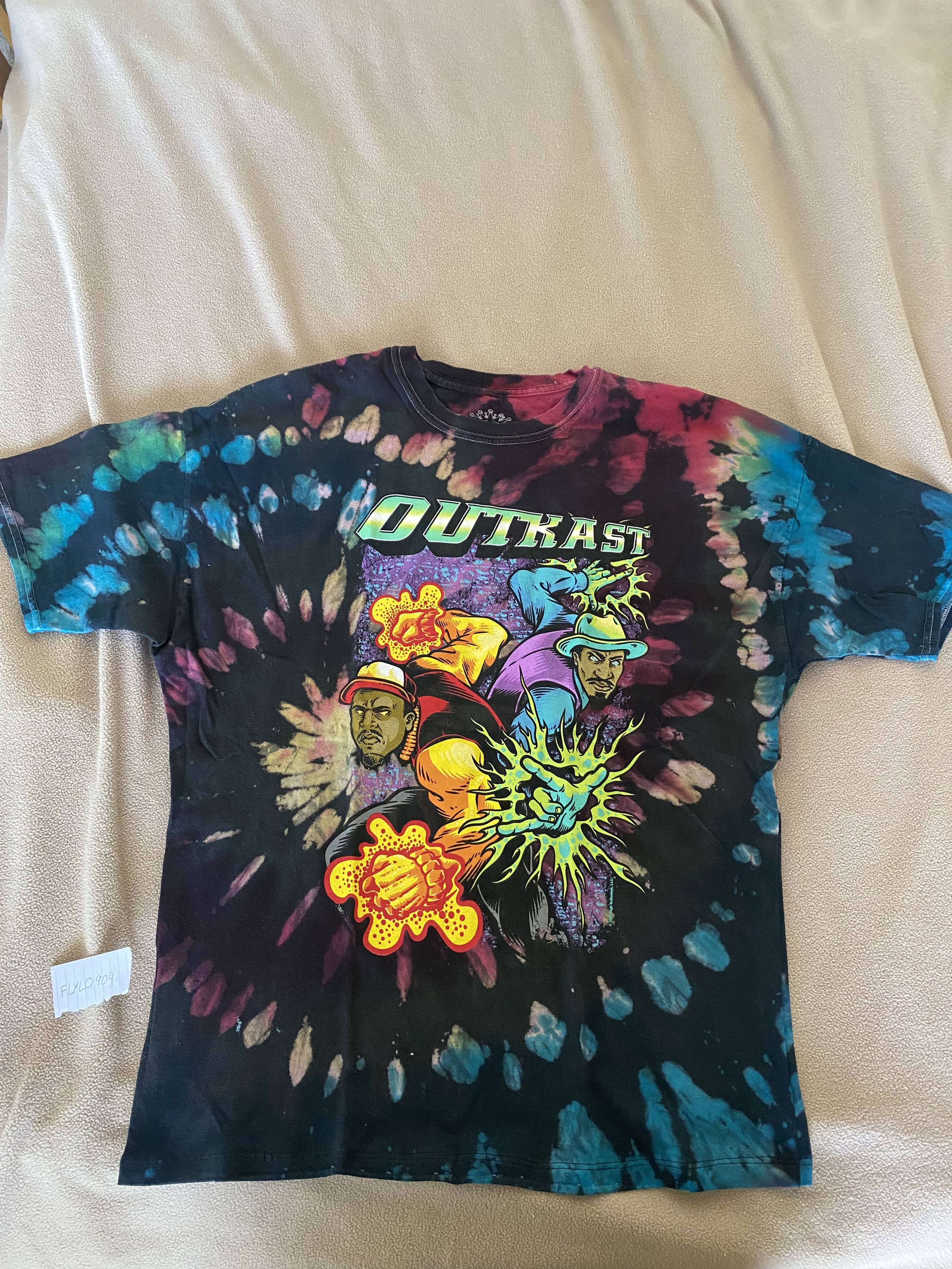 outkast tie dye shirt