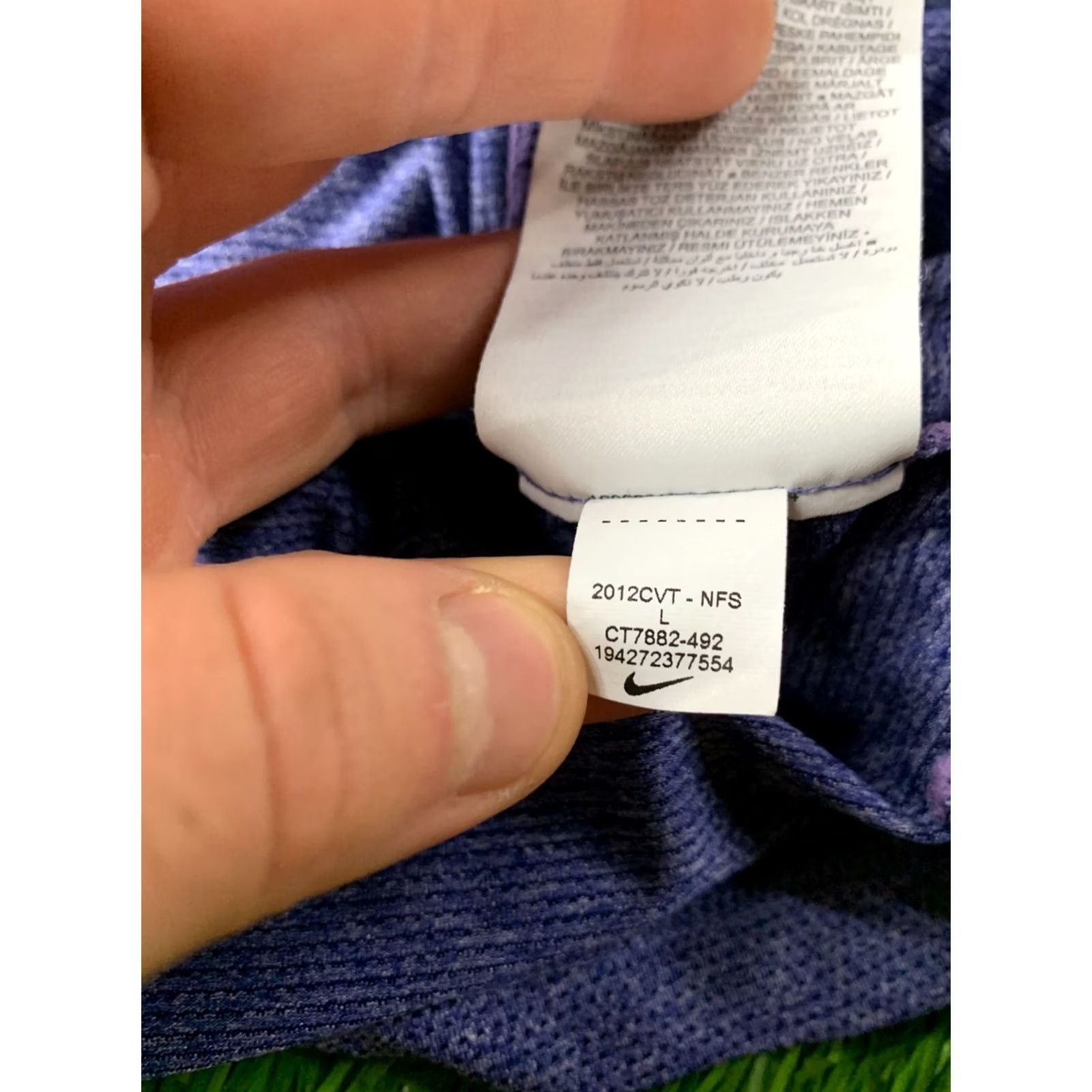 Nike Nike Running 2020 Original Training Shirt Men L Violet Jersey Nike Dri-FIT T-Shirt Size US L / EU 52-54 / 3 - 7 Thumbnail