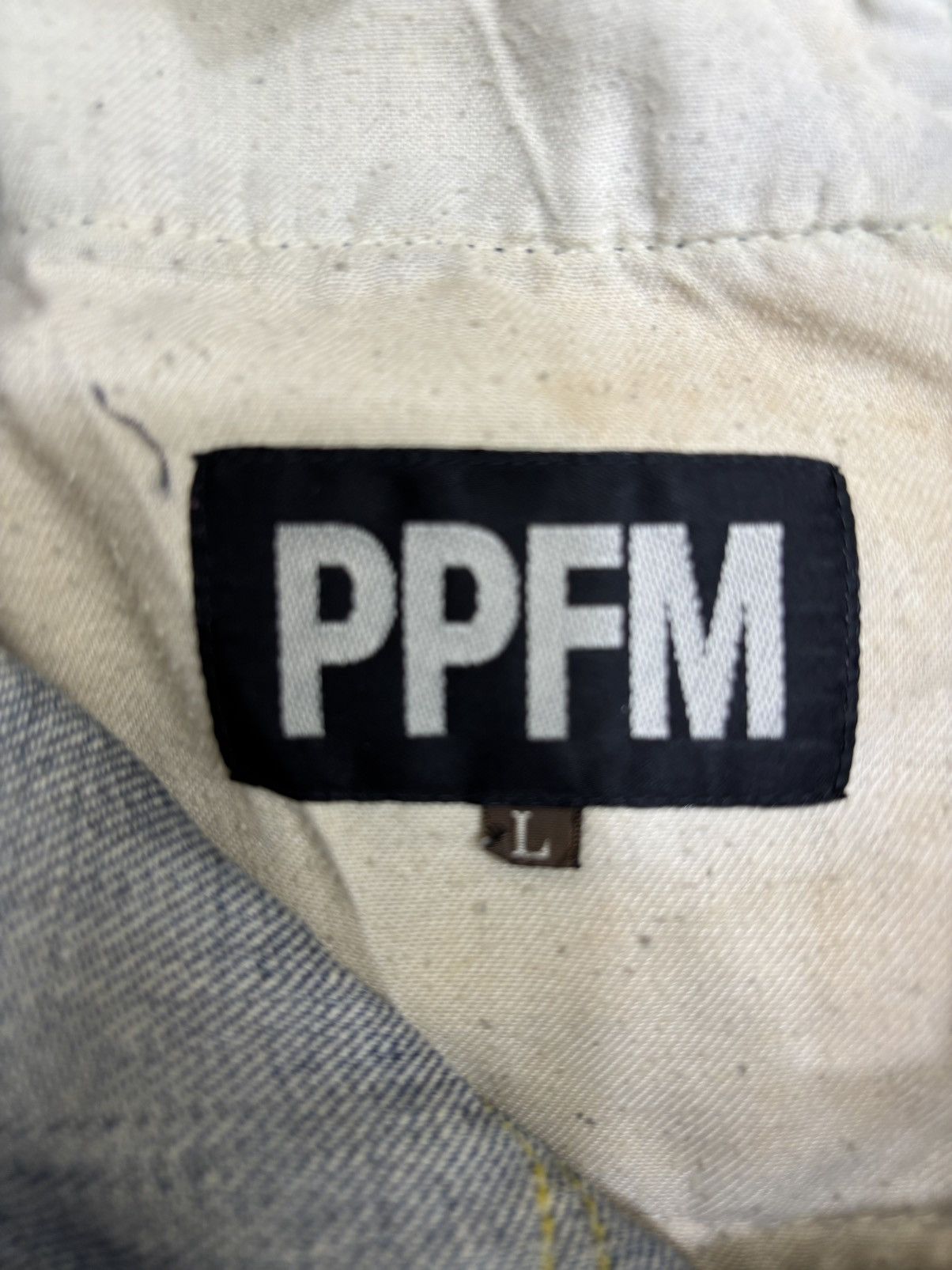 PPFM 💥PPFM Patchwork💥Archival Patchwork Distressed Denim F595 Size US 33 - 22 Thumbnail