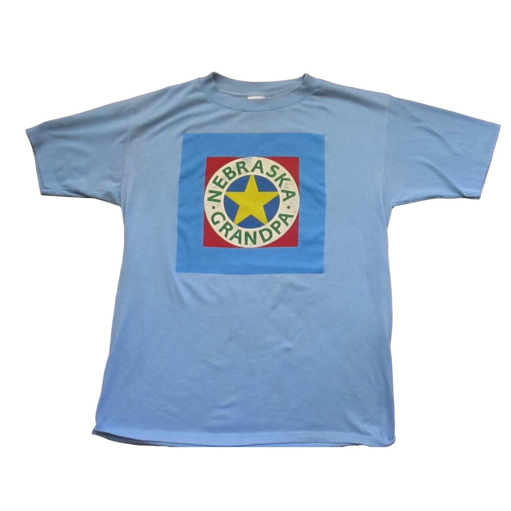 Vintage Vintage Men's T-shirt XL 1980's NEBRASKA GRANDPA Buttery thi Size US XL / EU 56 / 4 - 1 Thumbnail