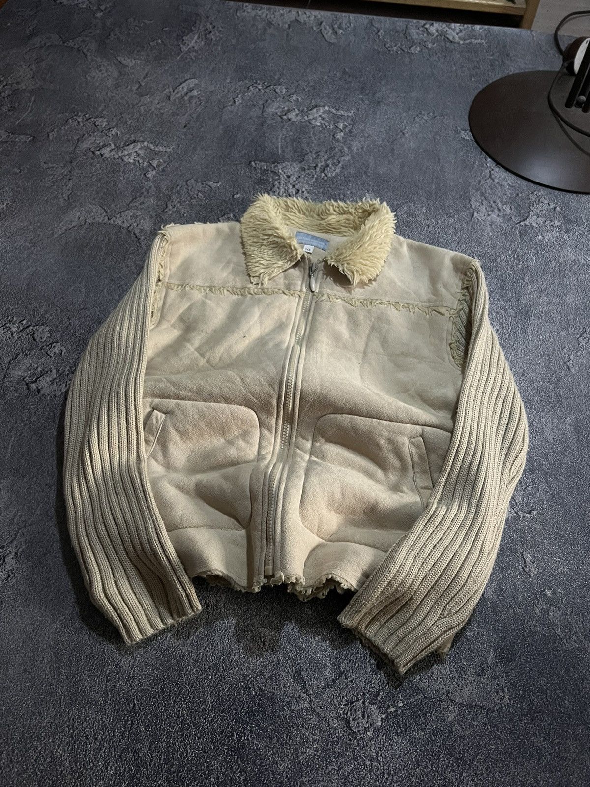 Vintage Vintage Minimalist Distressed Jacket / If Six Was Nine Style Size US M / EU 48-50 / 2 - 2 Thumbnail