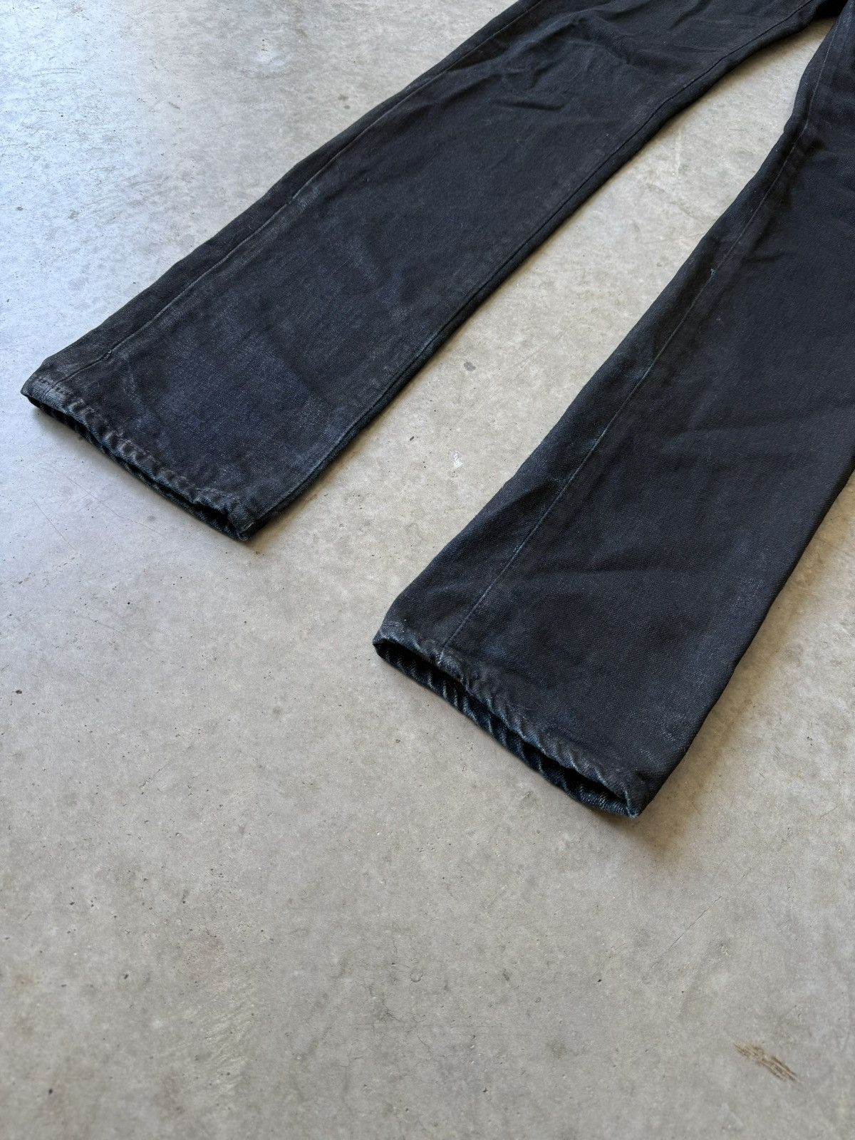 Dior Dior Homme AW08 Indigo Black Coated Denim Size US 28 / EU 44 - 3 Thumbnail