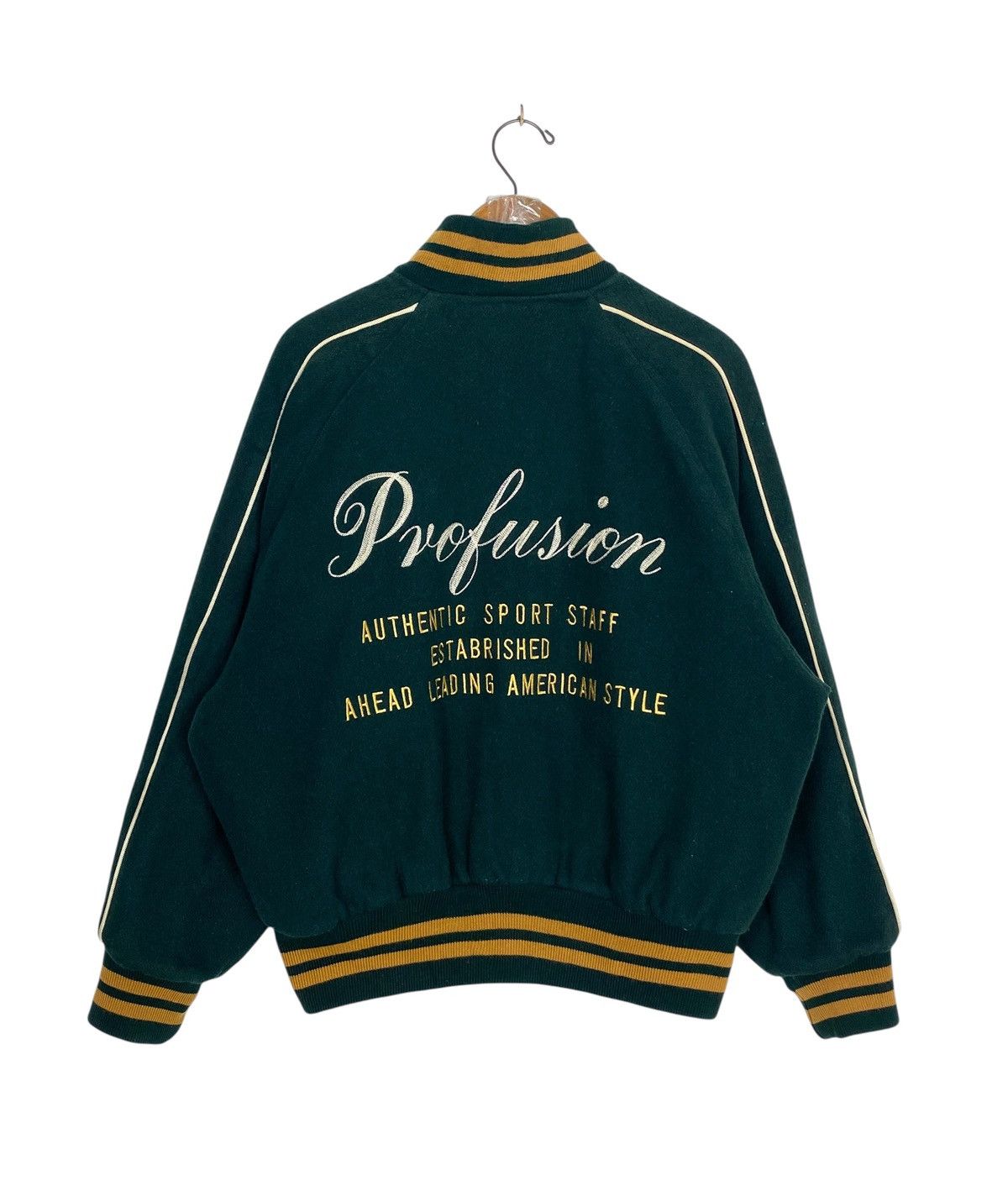 Vintage Rare‼️ Vintage Profusion Sport Wool Varsity Big Logo Size US L / EU 52-54 / 3 - 1 Thumbnail