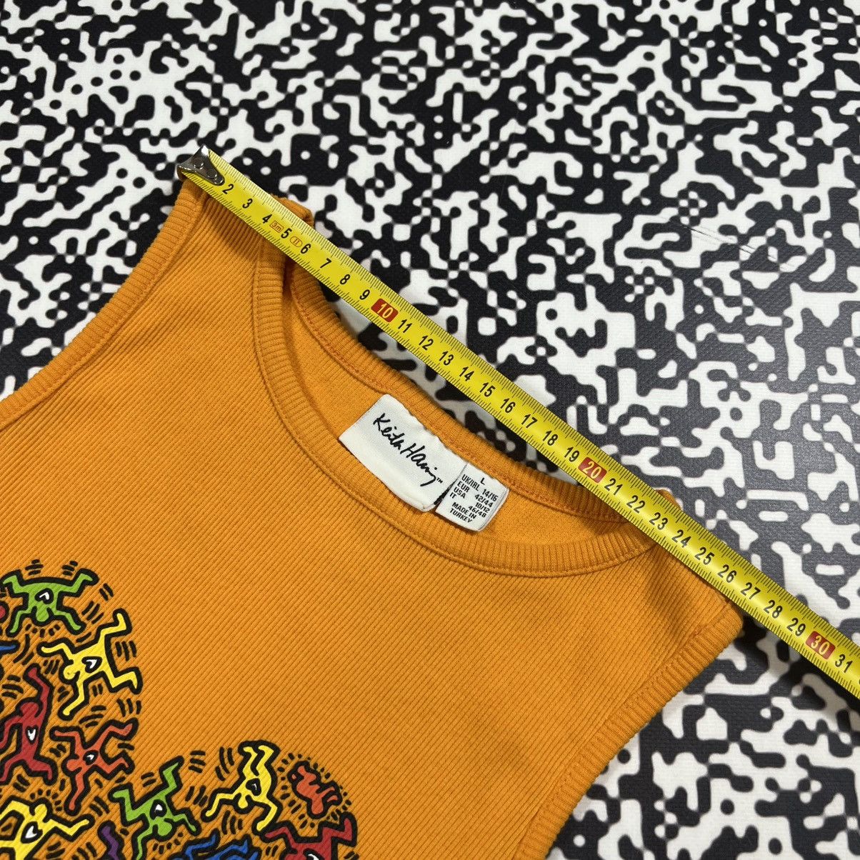 Keith Haring Vintage Y2K Keith Haris Retro Art Style Tank Top Sleeveless Size M / US 6-8 / IT 42-44 - 14 Thumbnail