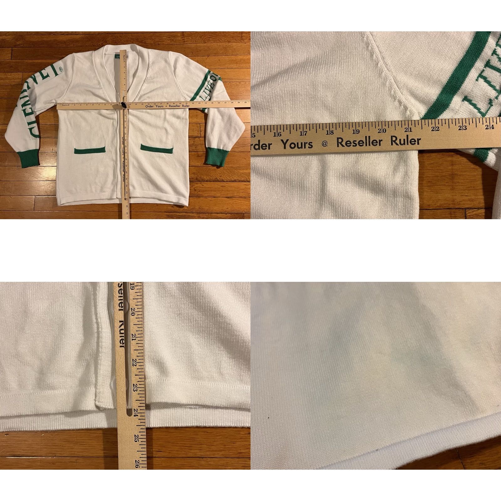 Vintage The Glenlivet Sc o tch Cardigan Sweater Men’s Large White Size US L / EU 52-54 / 3 - 8 Thumbnail