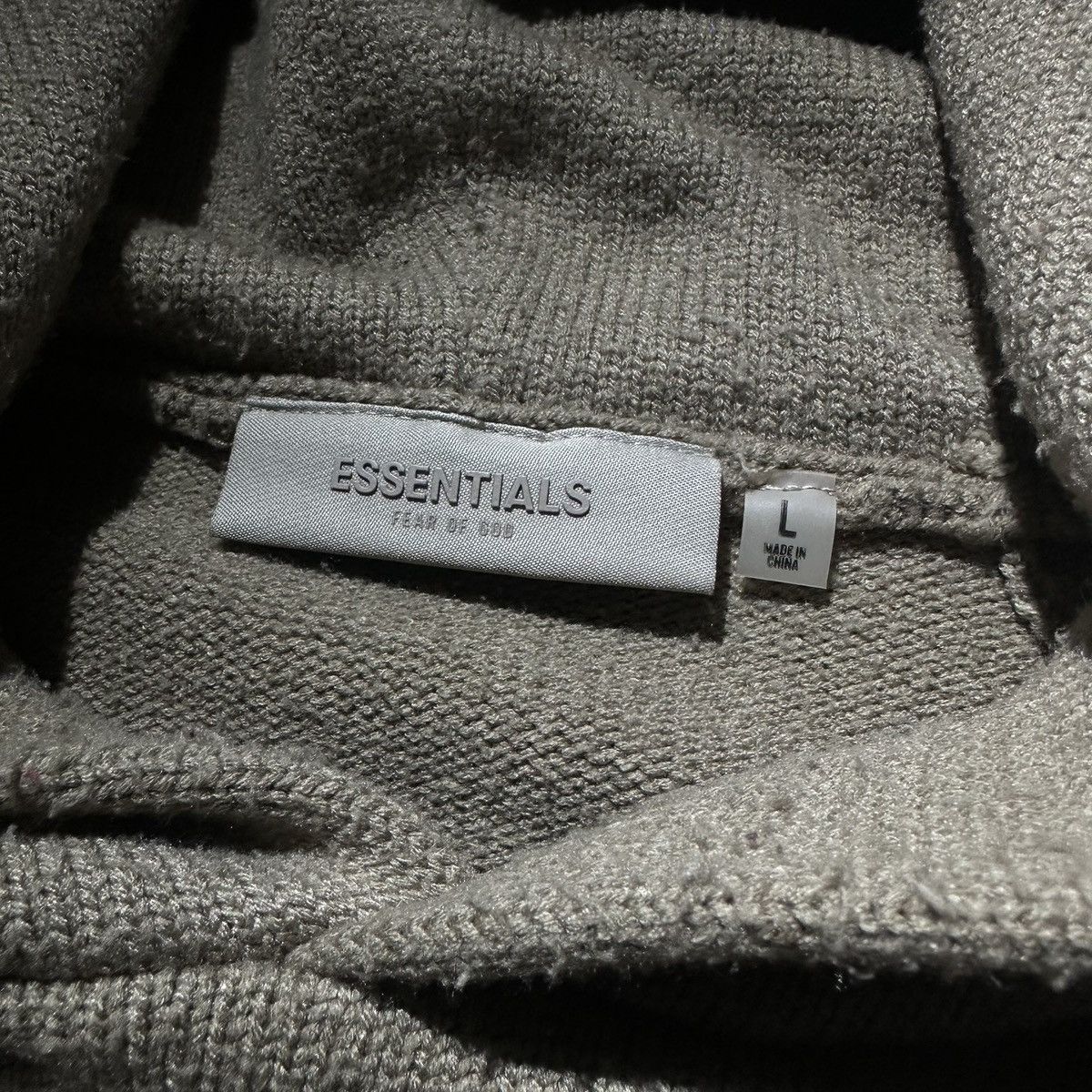 Essentials Fear of God ESSENTIALS Tan Polyester Hoodie Heavyweight Size US L / EU 52-54 / 3 - 3 Thumbnail