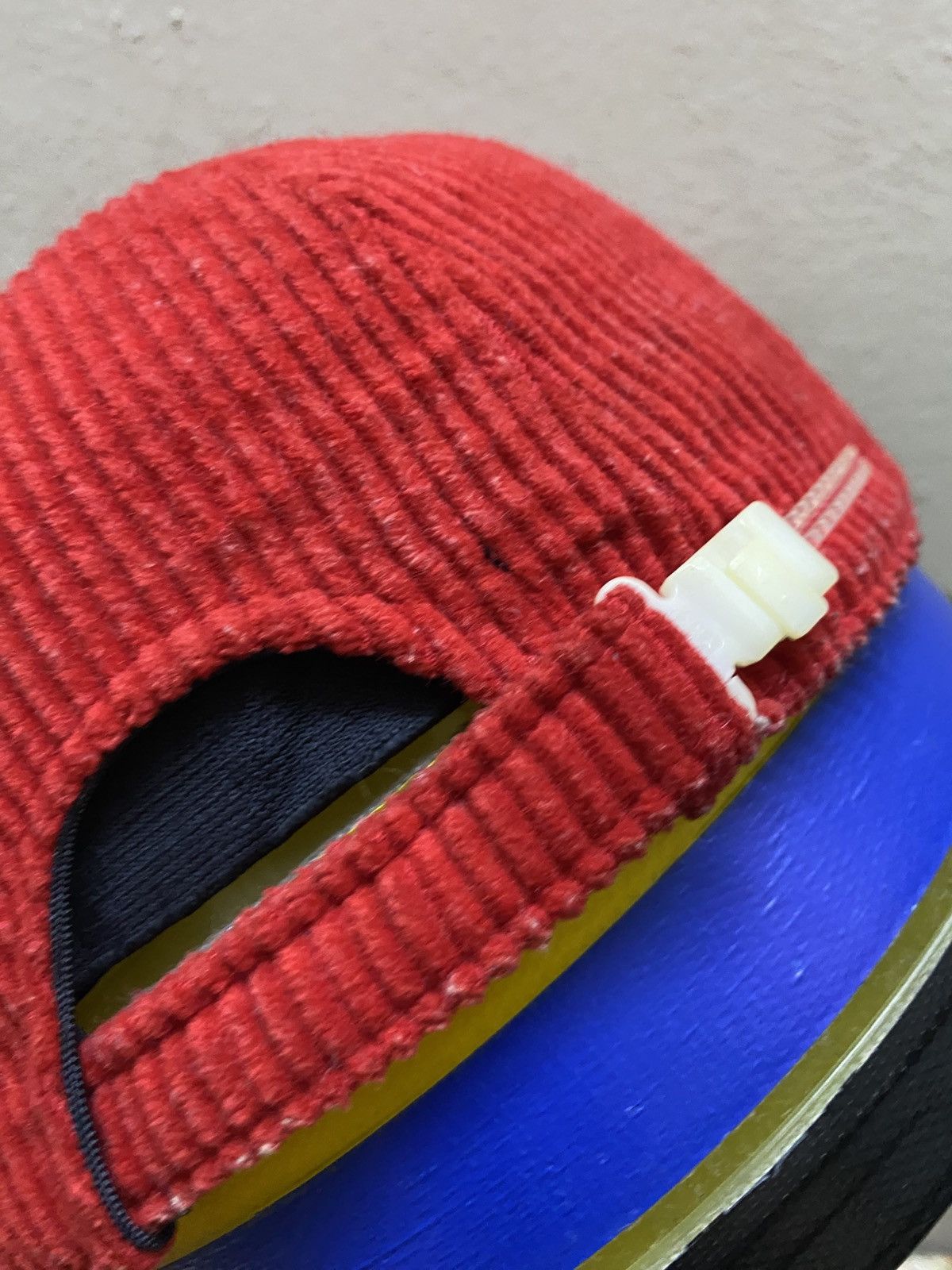 Marlboro × Yamaha Vintage RARE Yamaha Racing Team Corduroy w Ear Flap Hat Size ONE SIZE - 3 Thumbnail