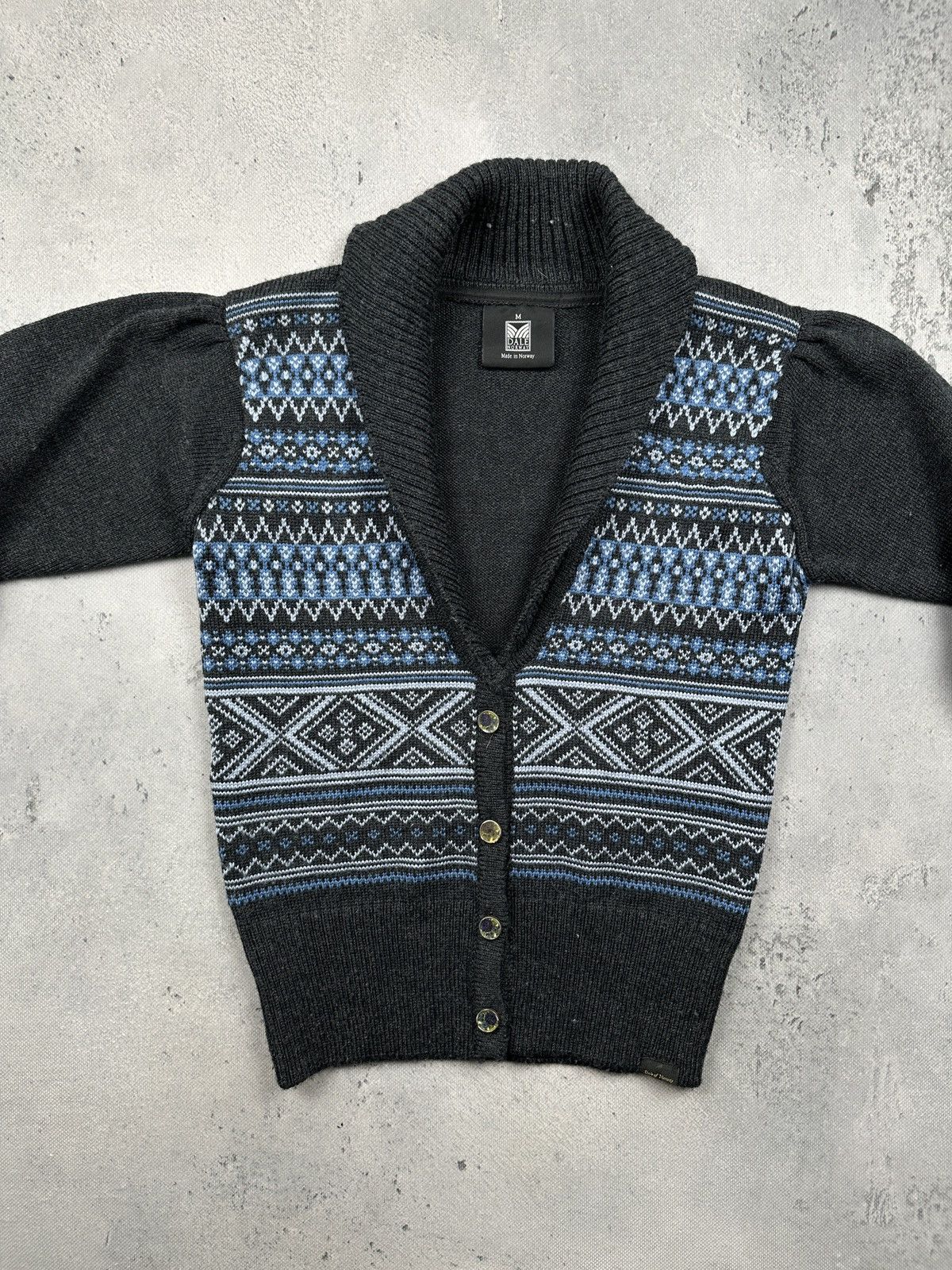 Dale Of Norway Dale Of Norway Vintage Nordic Knit Wool Cardigan Shawl Colar Size M / US 6-8 / IT 42-44 - 5 Thumbnail