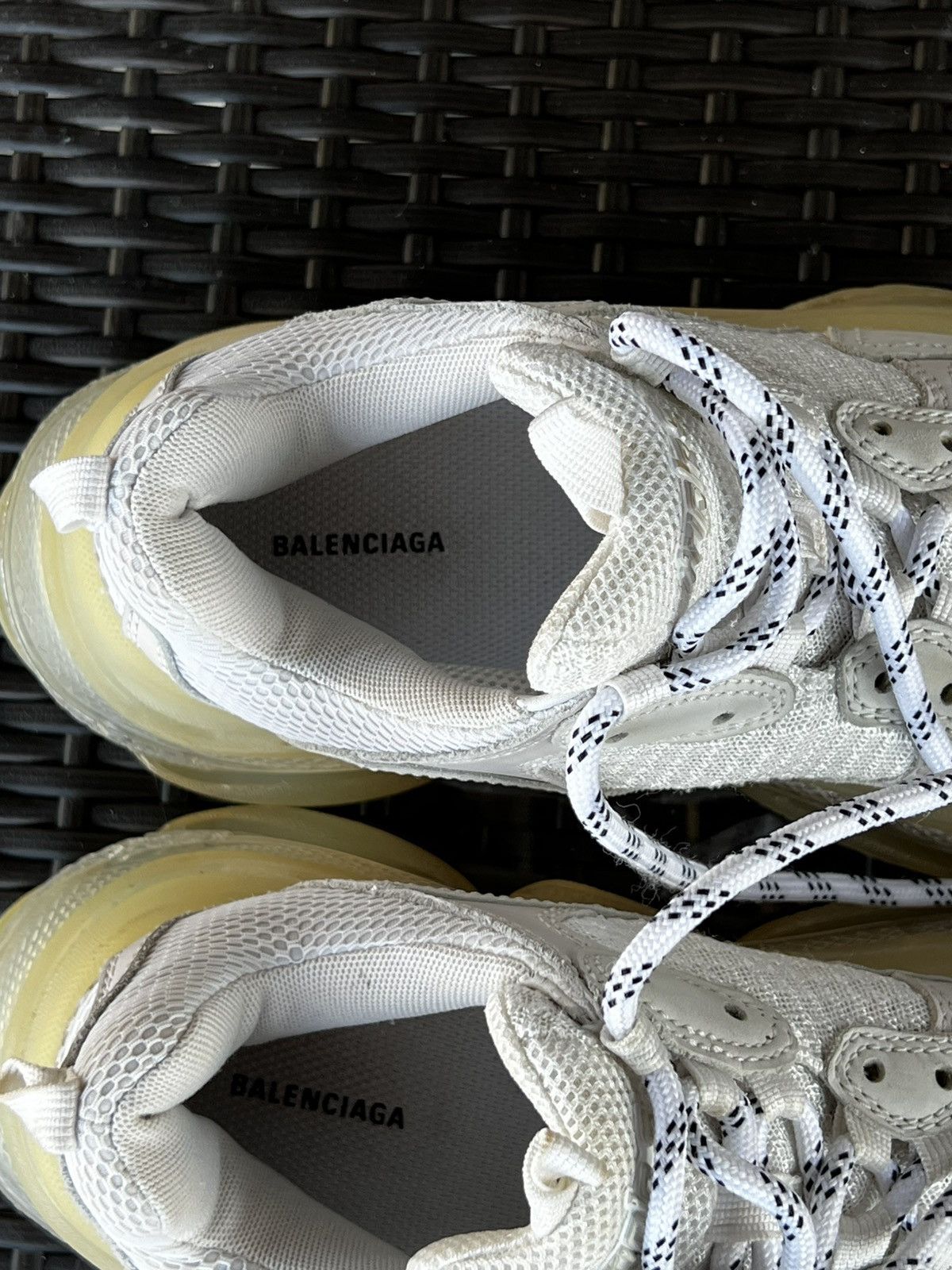 Balenciaga Balenciaga Triple S Clear Sole - White Size US 6 / IT 36 - 6 Thumbnail