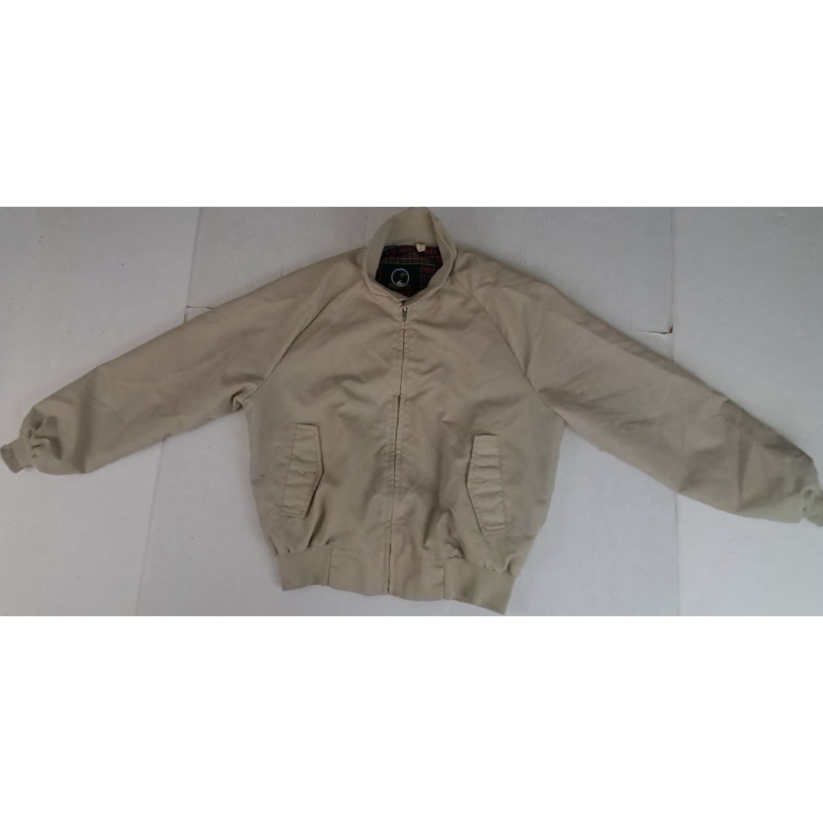 Vintage VINTAGE Ozark Trail Jacket Plaid Full Zip Insulated Mid-Length Beige Tan Men's Regular 90s USA Made Size US L / EU 52-54 / 3 - 2 Thumbnail