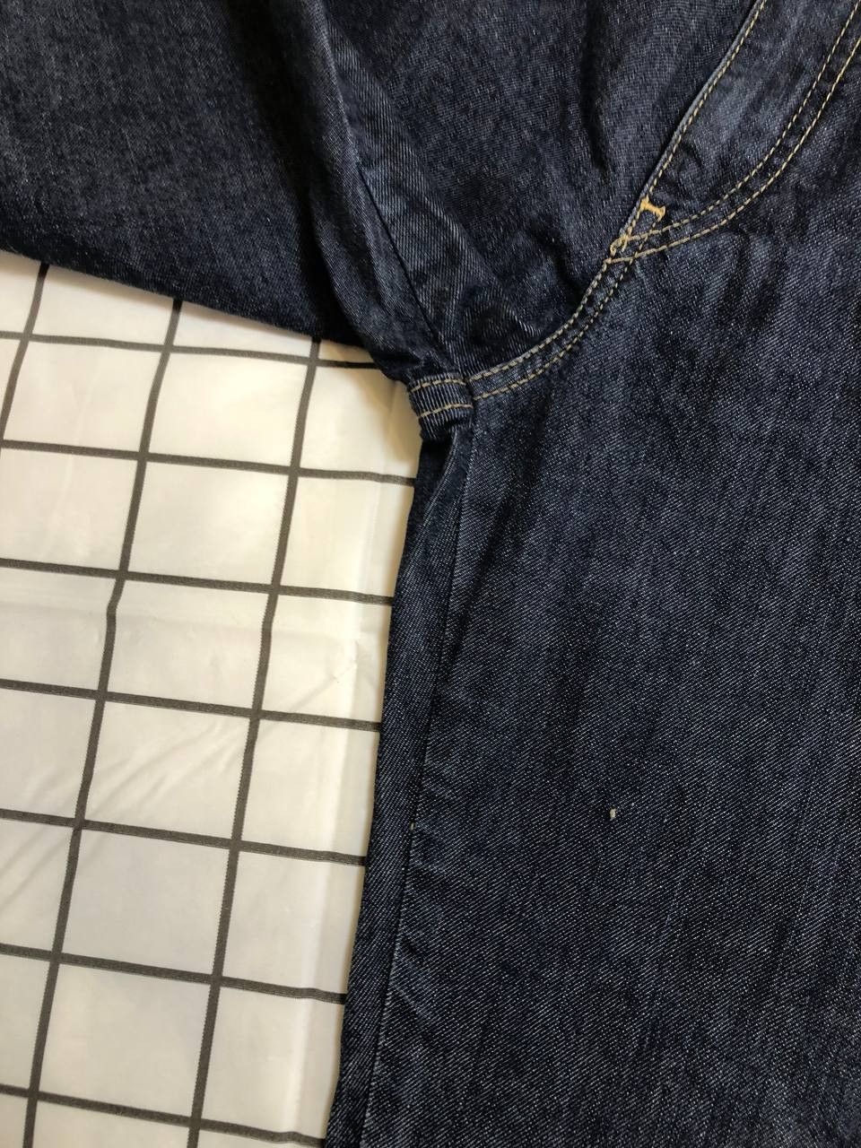 Levi's Levi's 514 Slim Straight Fit Dark Wash Denim Selvedge Jeans Size US 30 / EU 46 - 5 Thumbnail