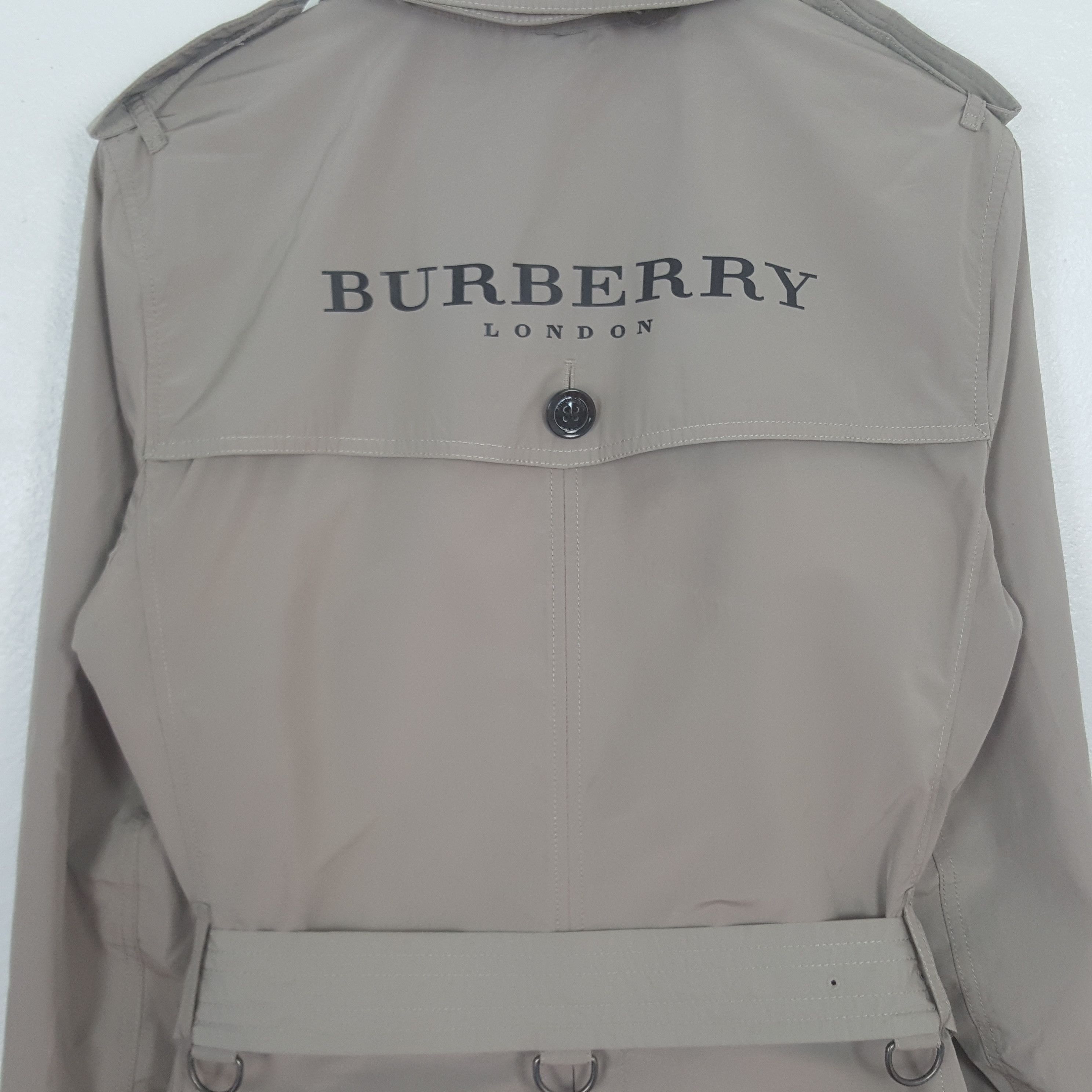 Burberry Vintage Burberry Brit Designer Brand Trench Jacket C322N17 Size US S / EU 44-46 / 1 - 2 Thumbnail