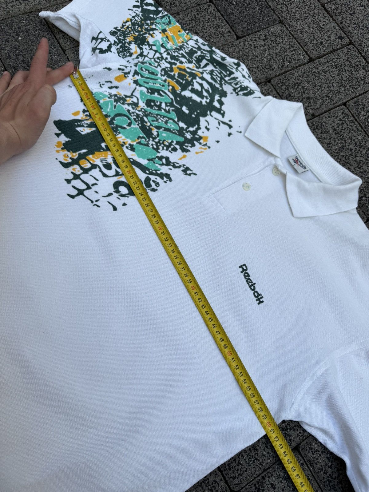 Reebok Vintage 90s REEBOK "MICHAEL STICH" Tennis Poloshirt Rare Size US L / EU 52-54 / 3 - 9 Thumbnail