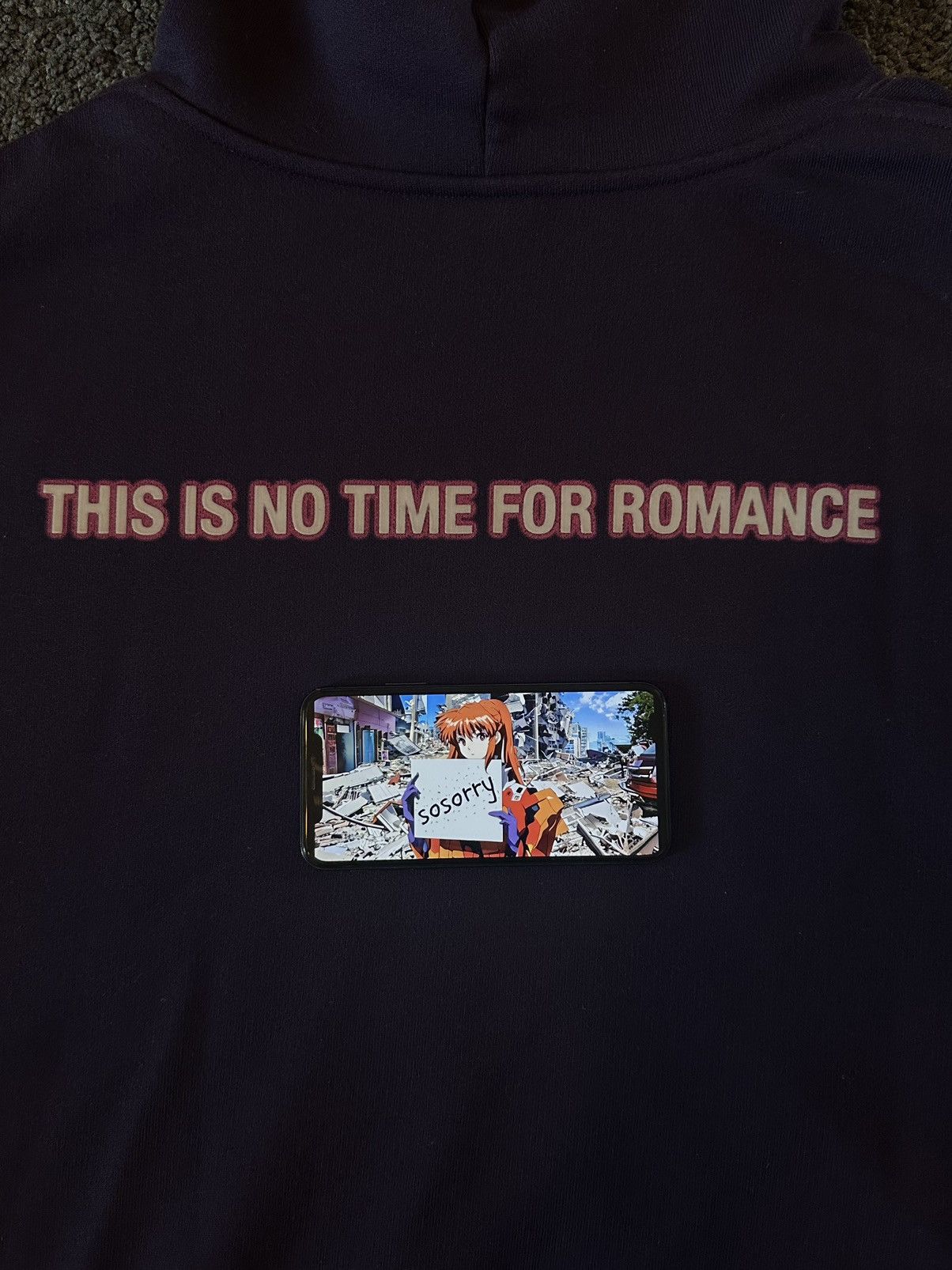 Vetements Vetements "no time for romance" Hoodie Size US M / EU 48-50 / 2 - 5 Thumbnail
