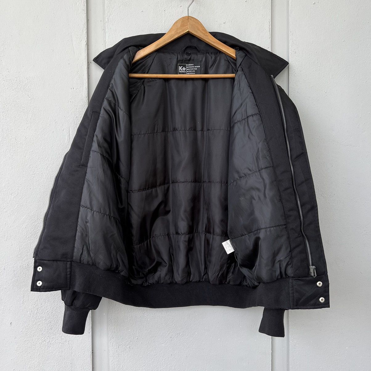 Japanese Brand × Vintage Vintage K+ Works Bomber Jacket Size US XL / EU 56 / 4 - 8 Thumbnail