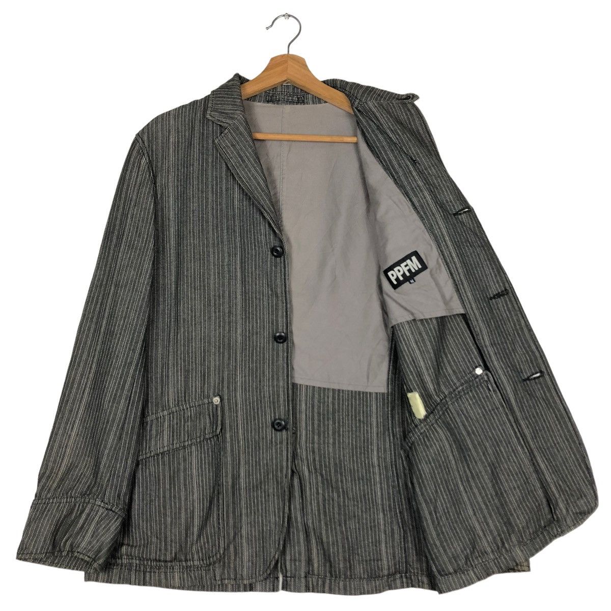 Japanese Brand 🔥VTG HICORY CHORE WORK JACKET PPFM JAPAN MADE Size US M / EU 48-50 / 2 - 11 Thumbnail
