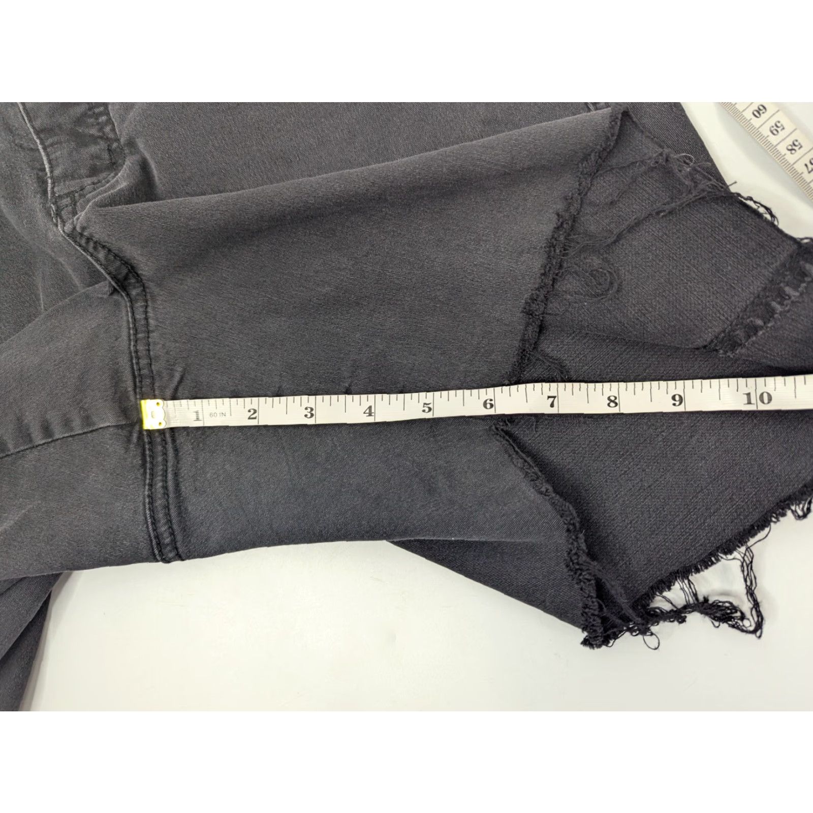 Tripp NYC Tripp NYC Black Cut Off Stretch Denim Shorts Punk Rock Goth Hot Topic 22R Women Size 40" / US 18 - 3 Thumbnail