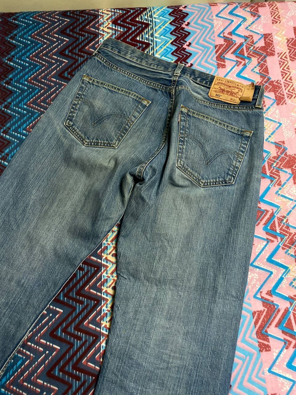 Levi's × Vintage VINTAGE Y2K LEVI'S 501 DARK WASH DENIM JEANS Size US 32 / EU 48 - 6 Thumbnail