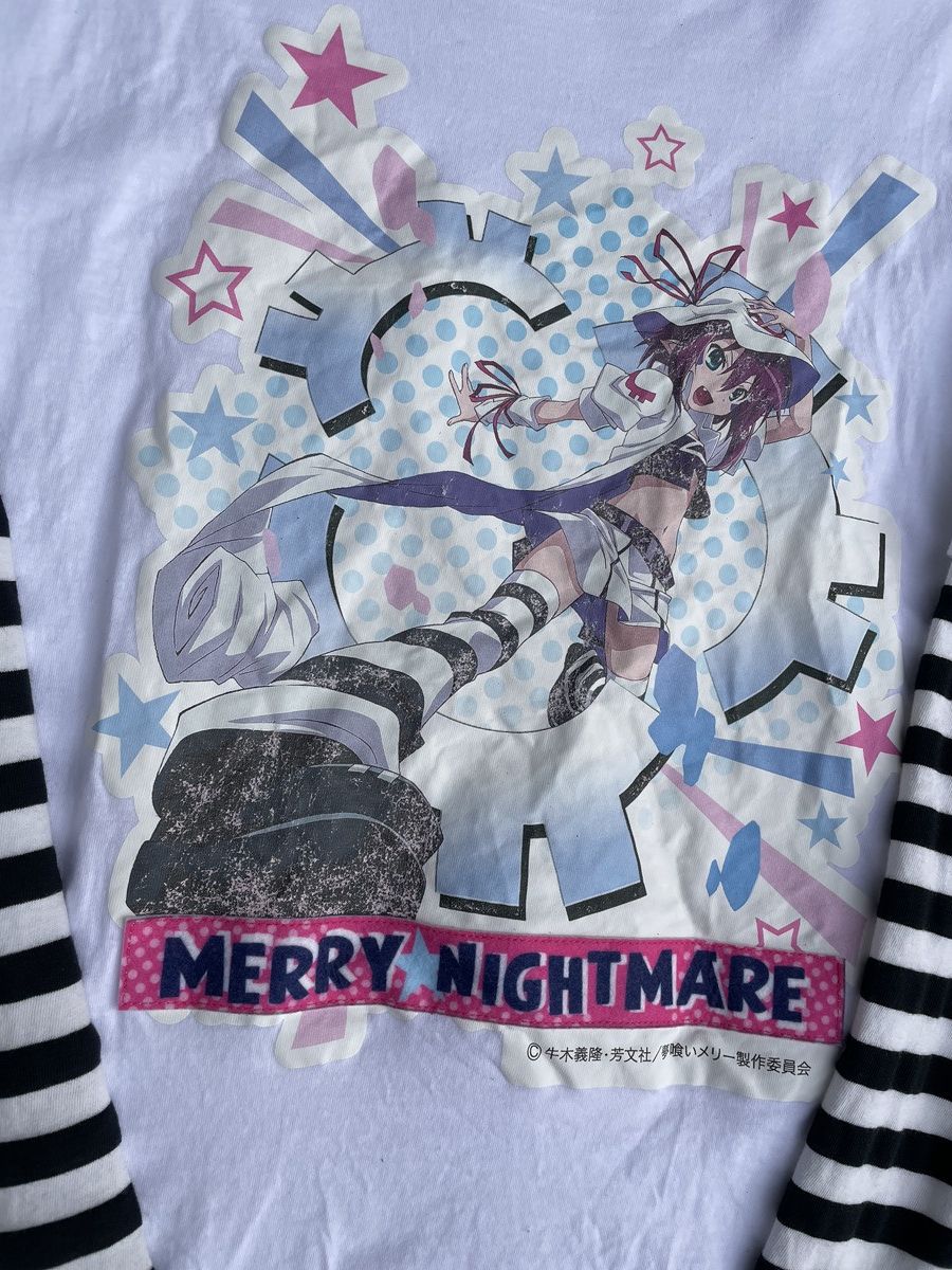 Japanese Brand 2000s Yumekui Merry Layered L/S Tee Japanese Anime Akiba Size US S / EU 44-46 / 1 - 8 Thumbnail