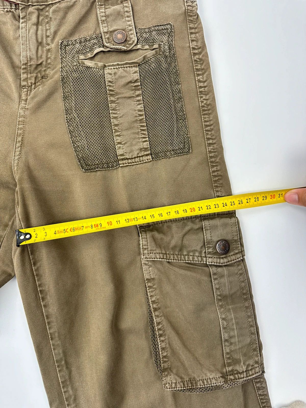 Dolce & Gabbana Dolce & Gabbana SS03 Cargo Mesh Khaki Baggy Pants Size 38" / US 16 / IT 52 - 12 Thumbnail