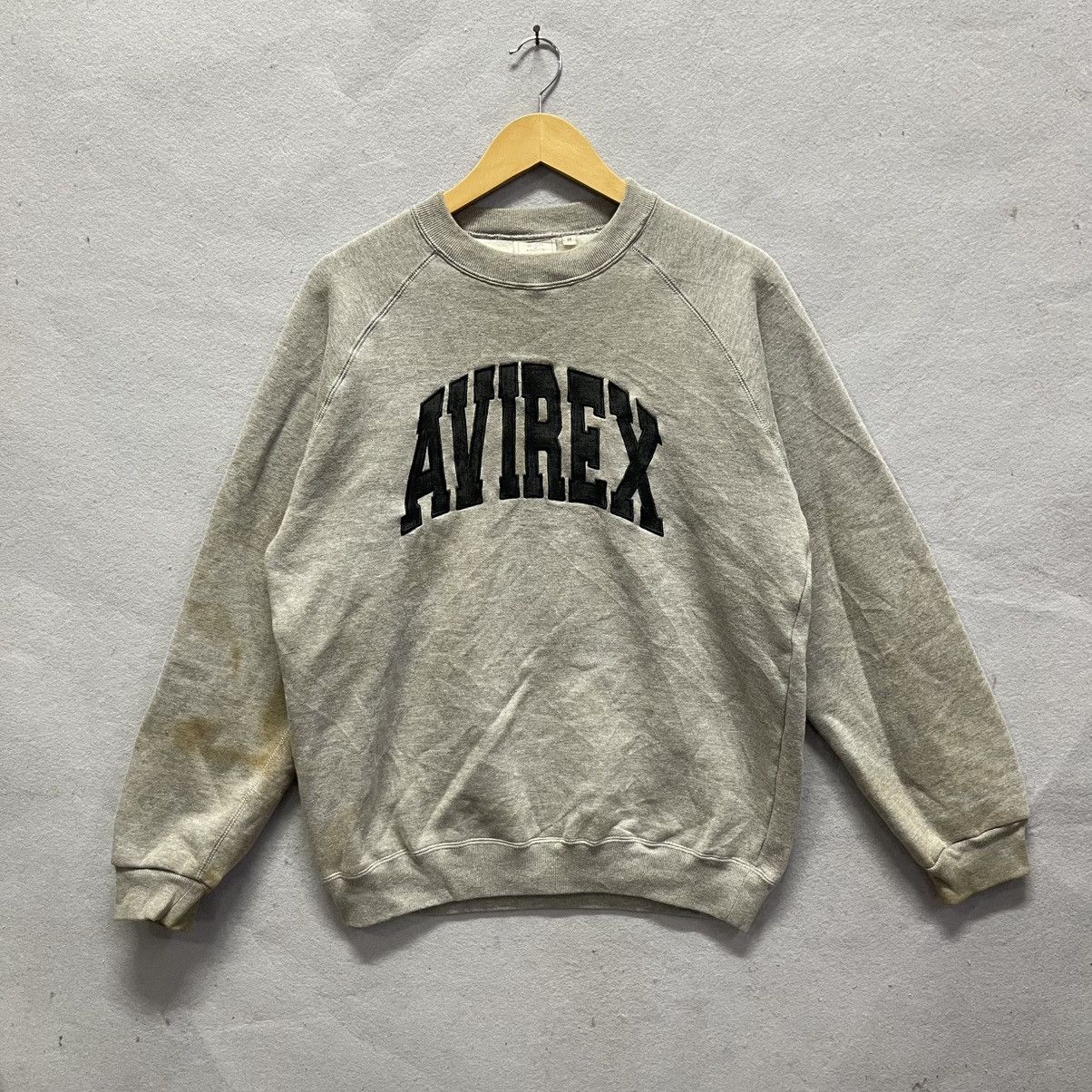 Avirex Vintage Avirex USA Crewneck Sweatshirt (Grey) Size US M / EU 48-50 / 2 - 1 Thumbnail