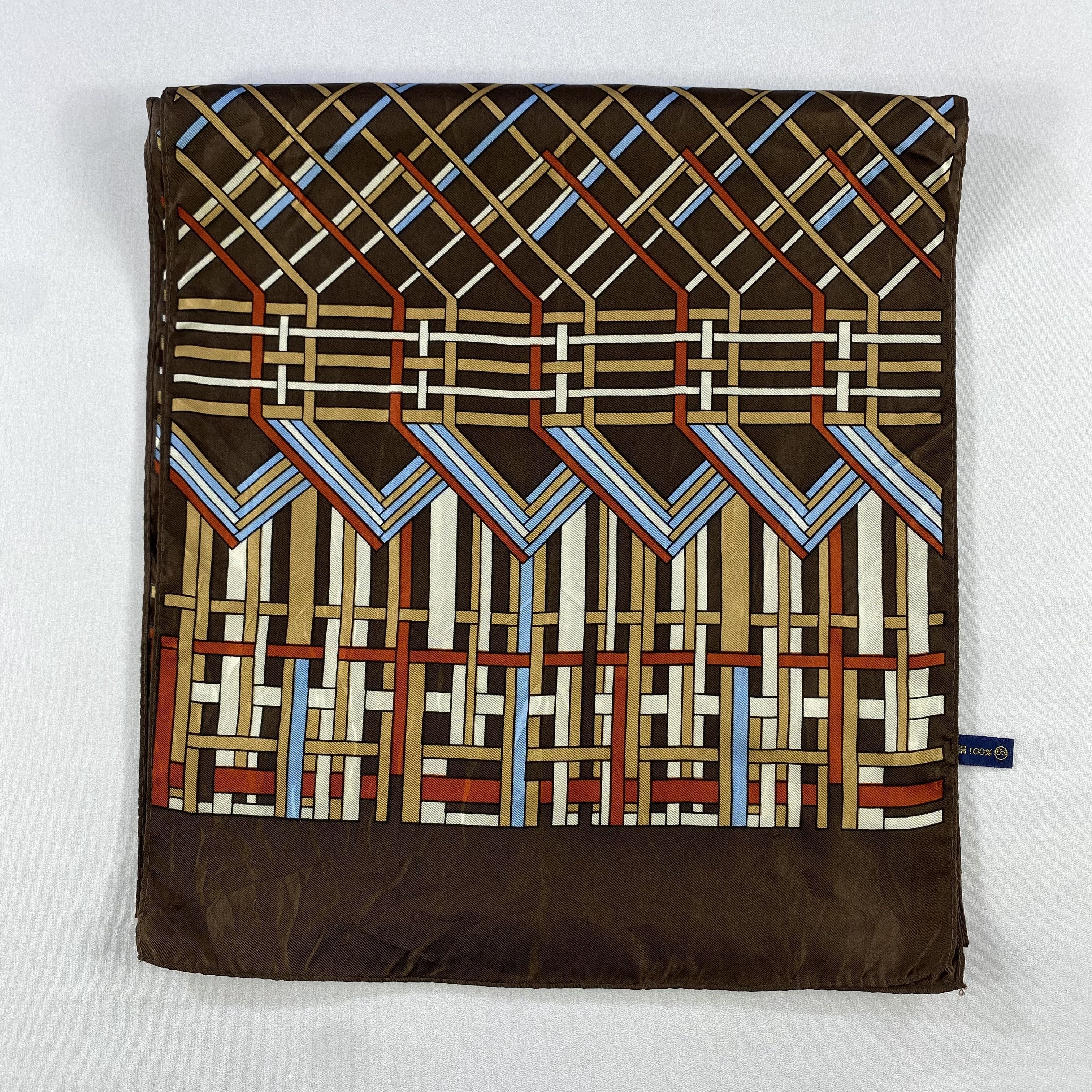Japanese Brand × Vintage Vintage Abstract Silk Scarf SS086 Size ONE SIZE - 2 Thumbnail