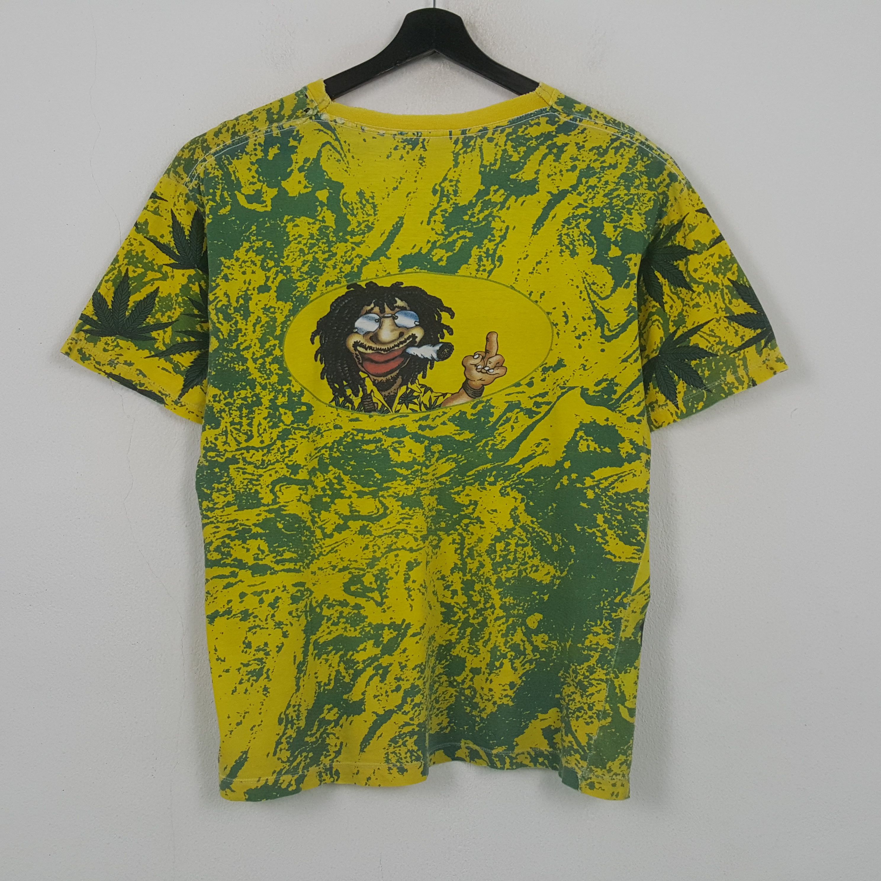 Vintage Bob Marley Rare Design Tshirt RR1 Size US XL / EU 56 / 4 - 3 Thumbnail