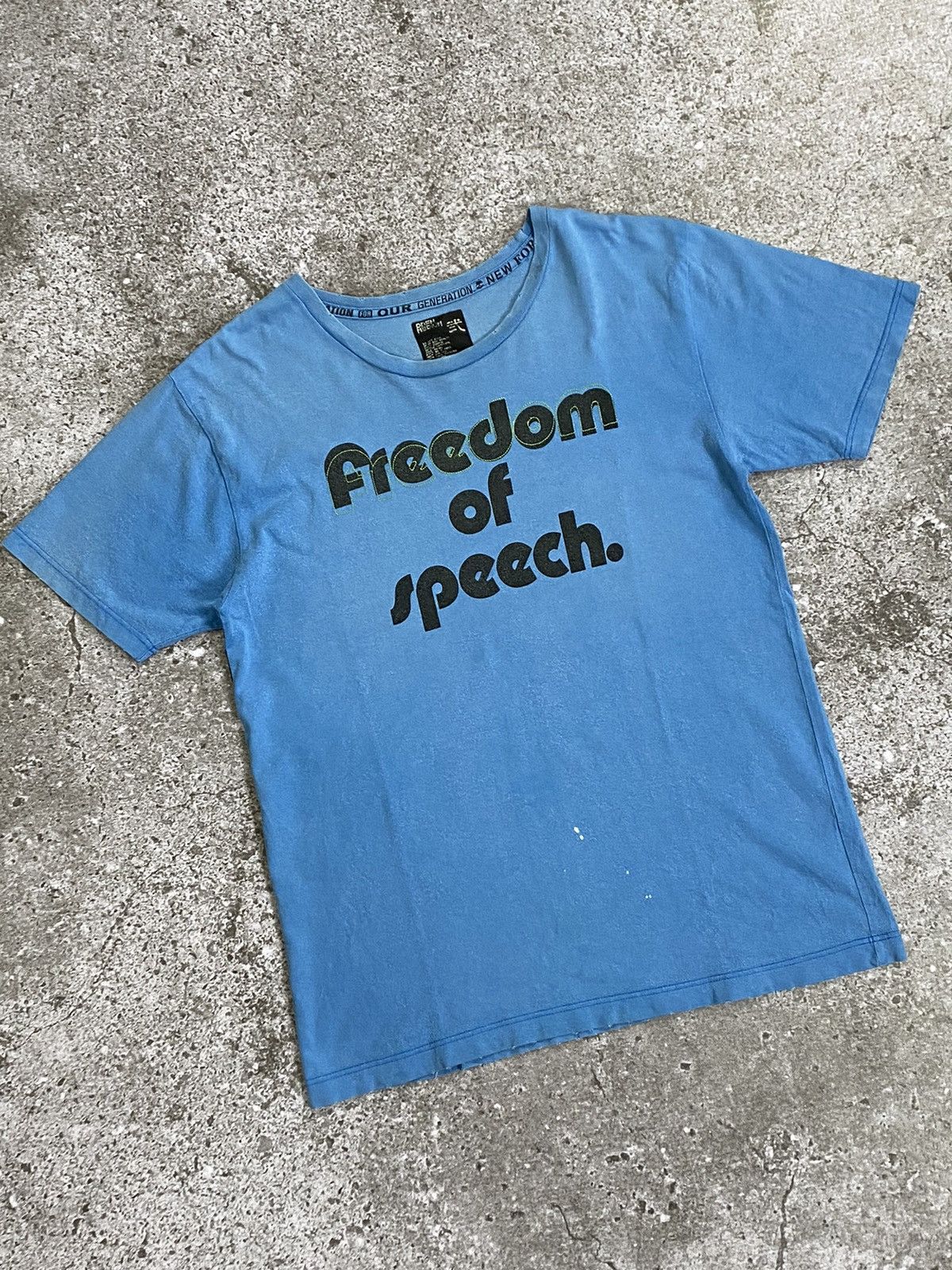 Japanese Brand PPFM Freedom of speech t shirt Size US M / EU 48-50 / 2 - 5 Thumbnail