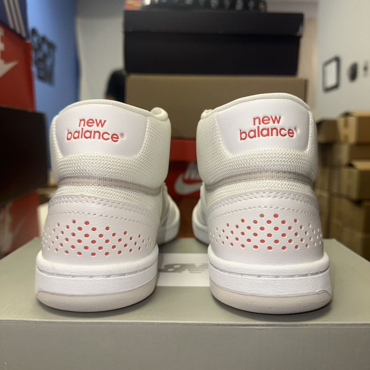 New Balance Size 6 (7.5W) - New Balance Numeric 440 High “Triple White” Size US 6 / EU 39 - 4 Thumbnail
