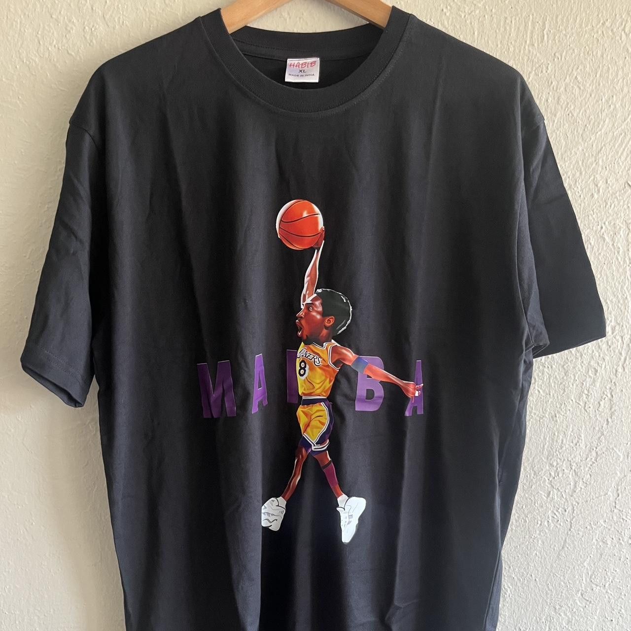 Other kobe bryant caricature t-shirt black mamba lakers tee xl Size US XL / EU 56 / 4 - 1 Thumbnail