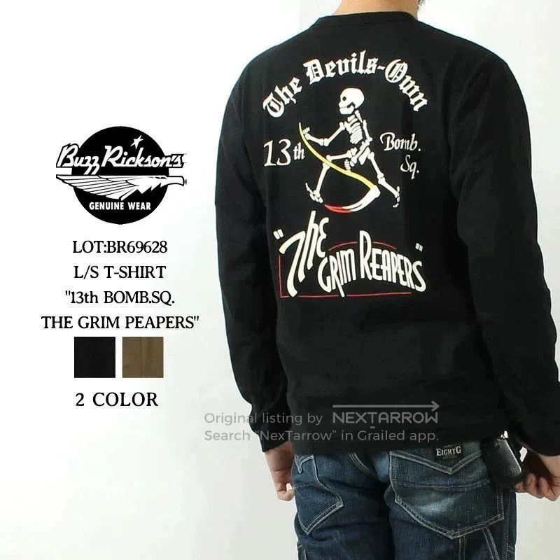 Buzz Rickson's Buzz Rickson's Military Bomber Print Cotton T. Size US M / EU 48-50 / 2 - 6 Thumbnail