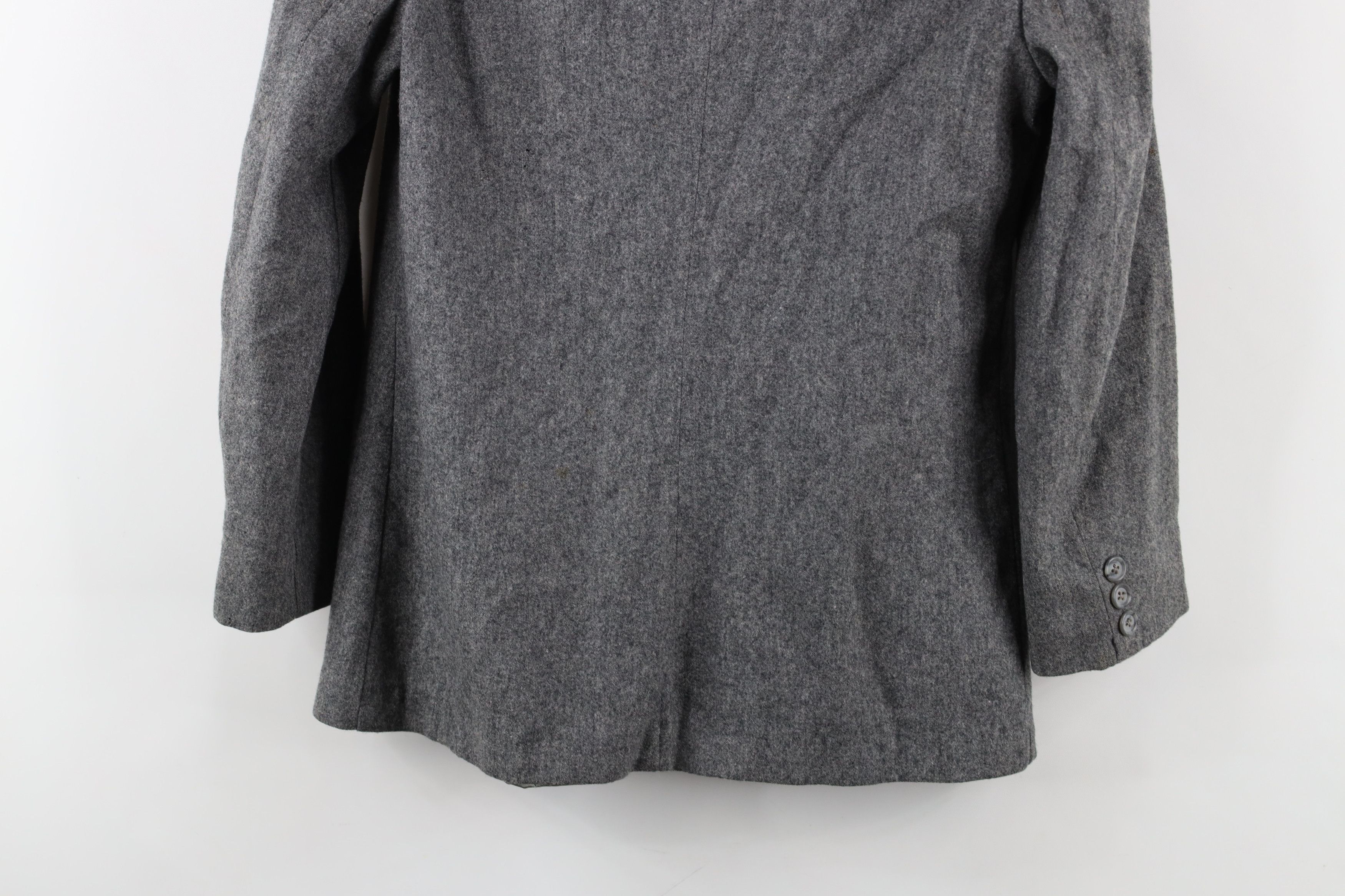 Vintage Vintage 90s Streetwear Wool 2 Button Blazer Suit Jacket Gray Size M / US 6-8 / IT 42-44 - 16 Thumbnail