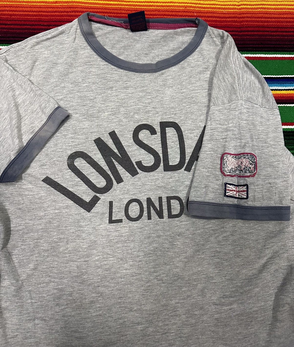If Six Was Nine lonsdale ringer tees . Size US M / EU 48-50 / 2 - 3 Thumbnail
