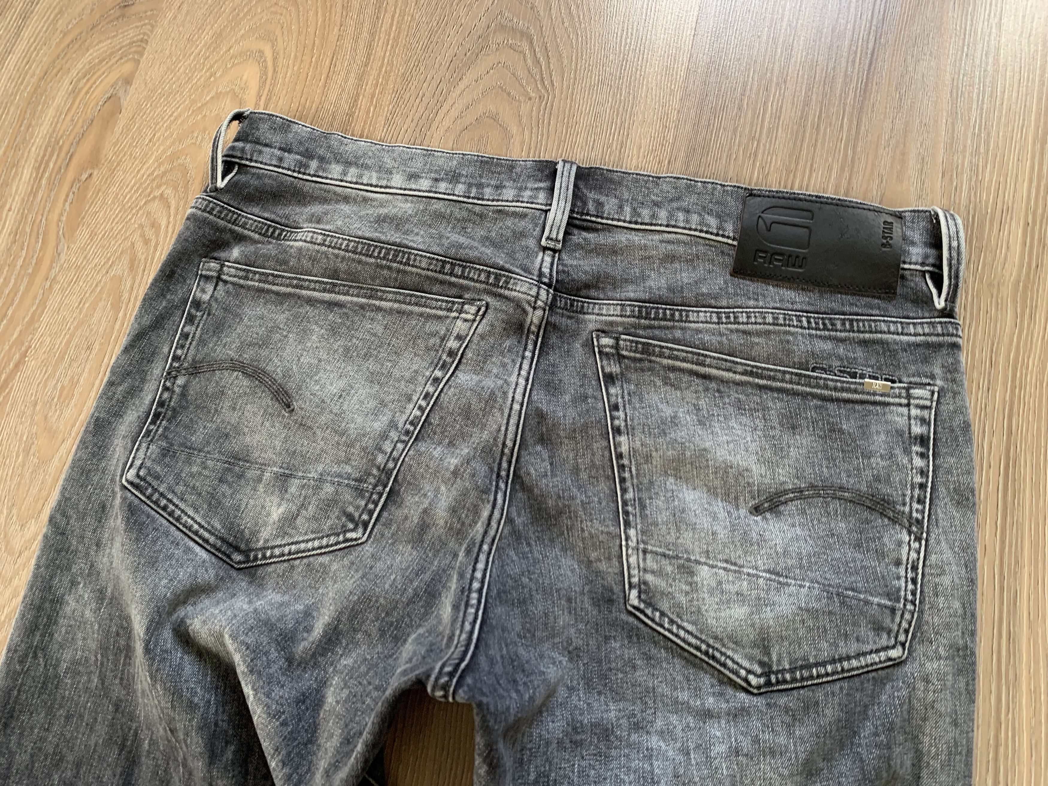 G-Star G-Star Raw 3301 Regular Tapered Grey Jeans Size US 36 / EU 52 - 6 Thumbnail