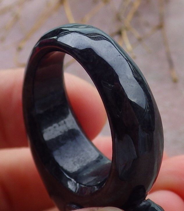 Other 107358 VS Certified Jadeite Jade Dog Round Circle Ring No.12 Size ONE SIZE - 5 Thumbnail