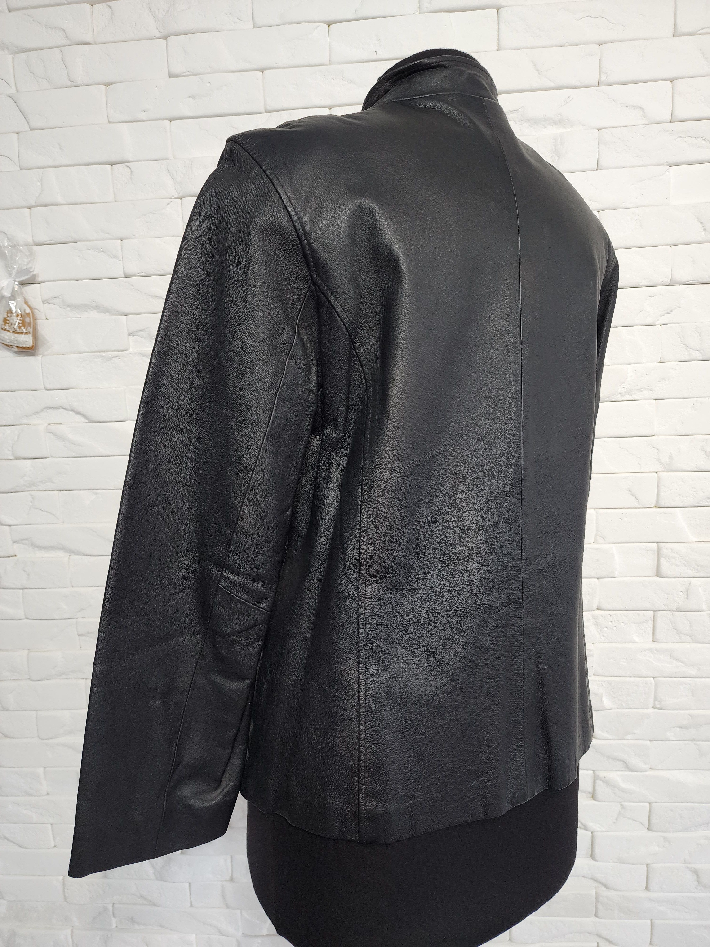 Other Black Leather Women's Jacket: Size L / US 10 / IT 46 - 6 Thumbnail