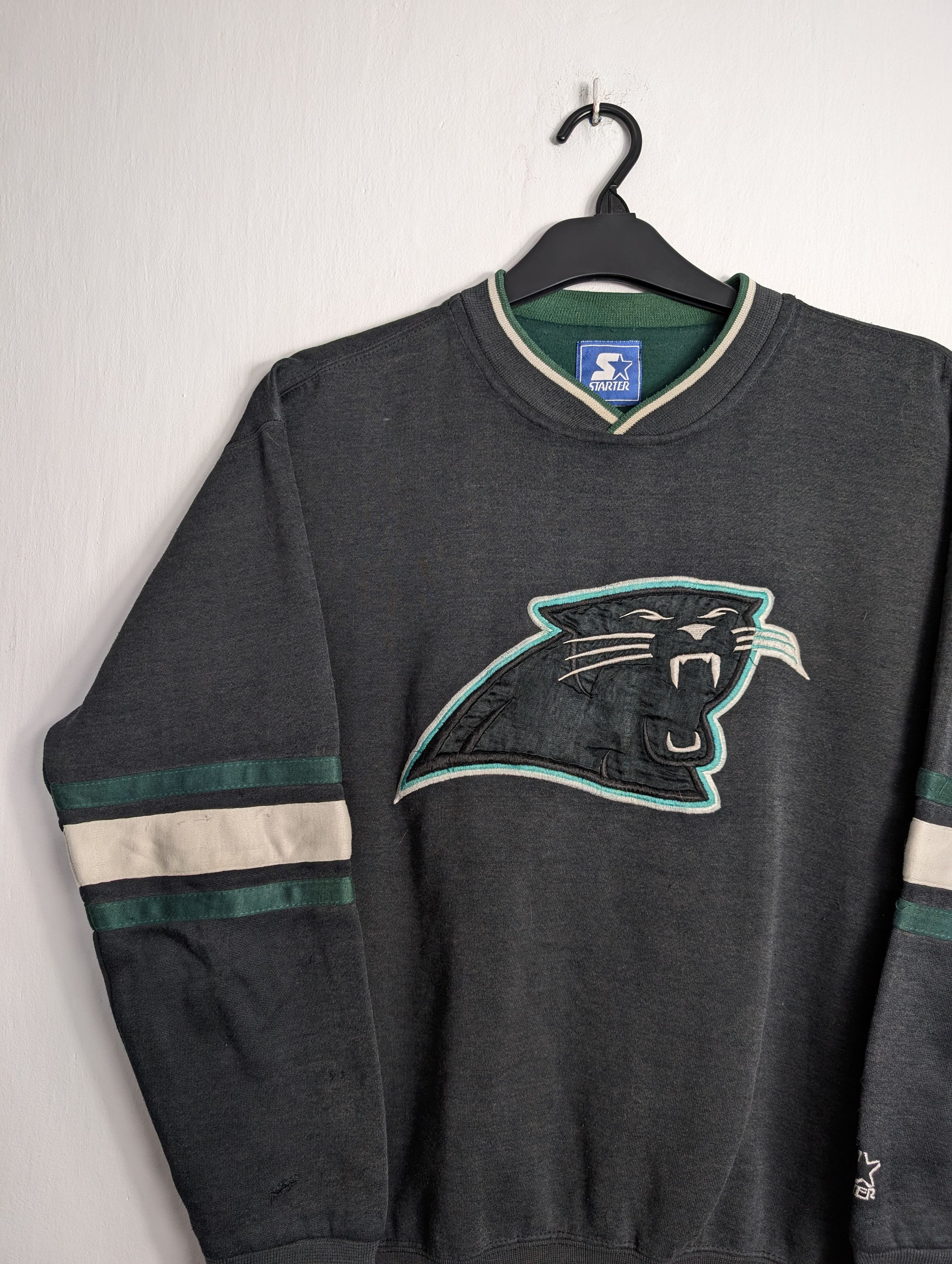 Starter Vintage Starter NFL Carolina Panthers Boxy Sweatshirt Retro Size US M / EU 48-50 / 2 - 2 Thumbnail