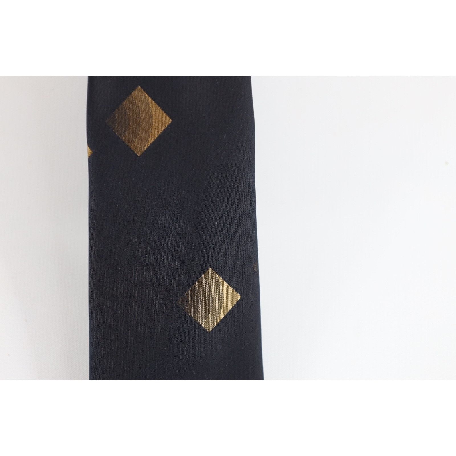 Vintage Vintage 60s 70s Rockabilly Silk Flower Skinny Neck Tie Size ONE SIZE - 2 Thumbnail