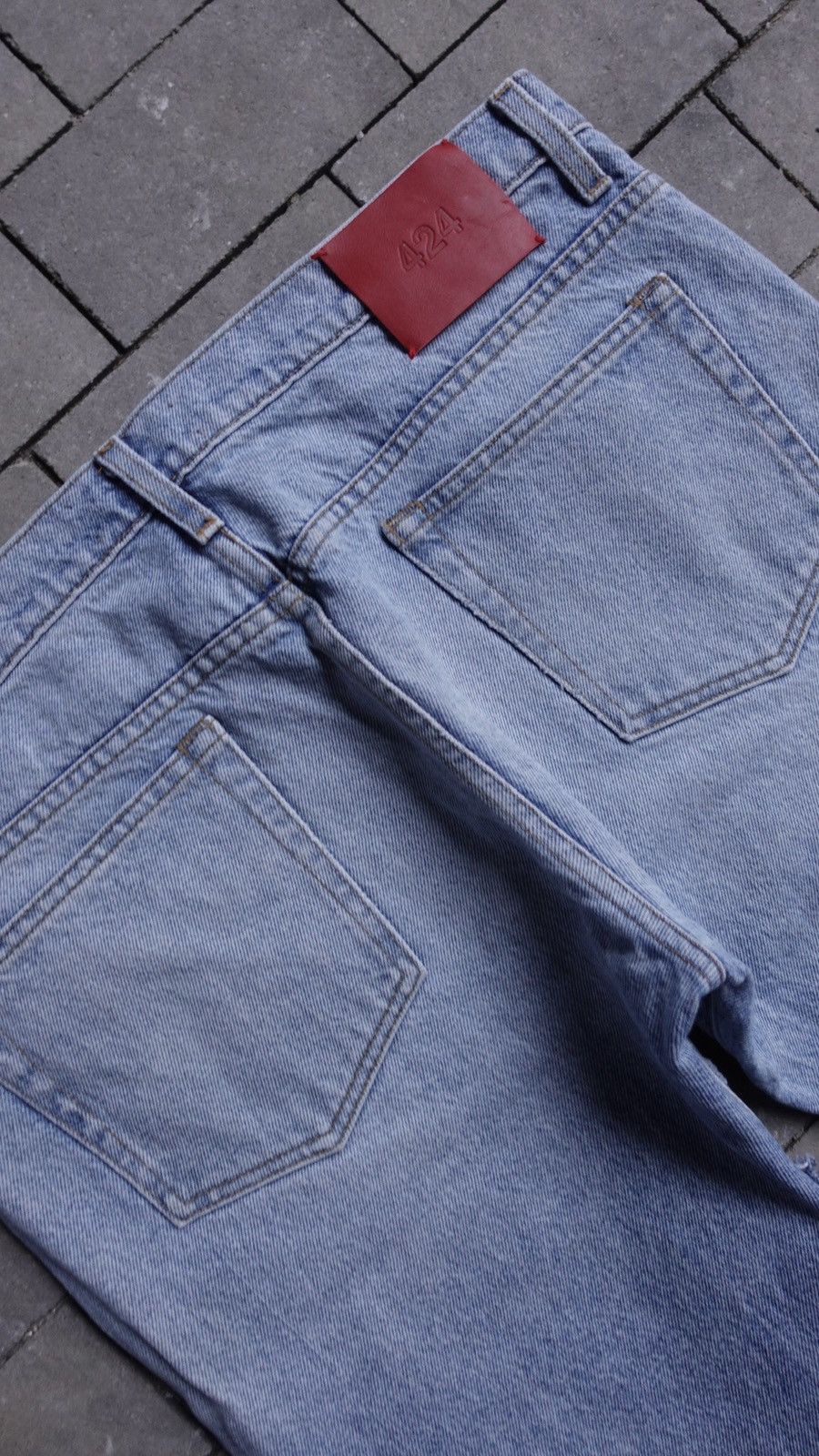 424 ❗️RARE❗️424 Fairfax Bandana Denim Jeans Size US 34 / EU 50 - 6 Thumbnail