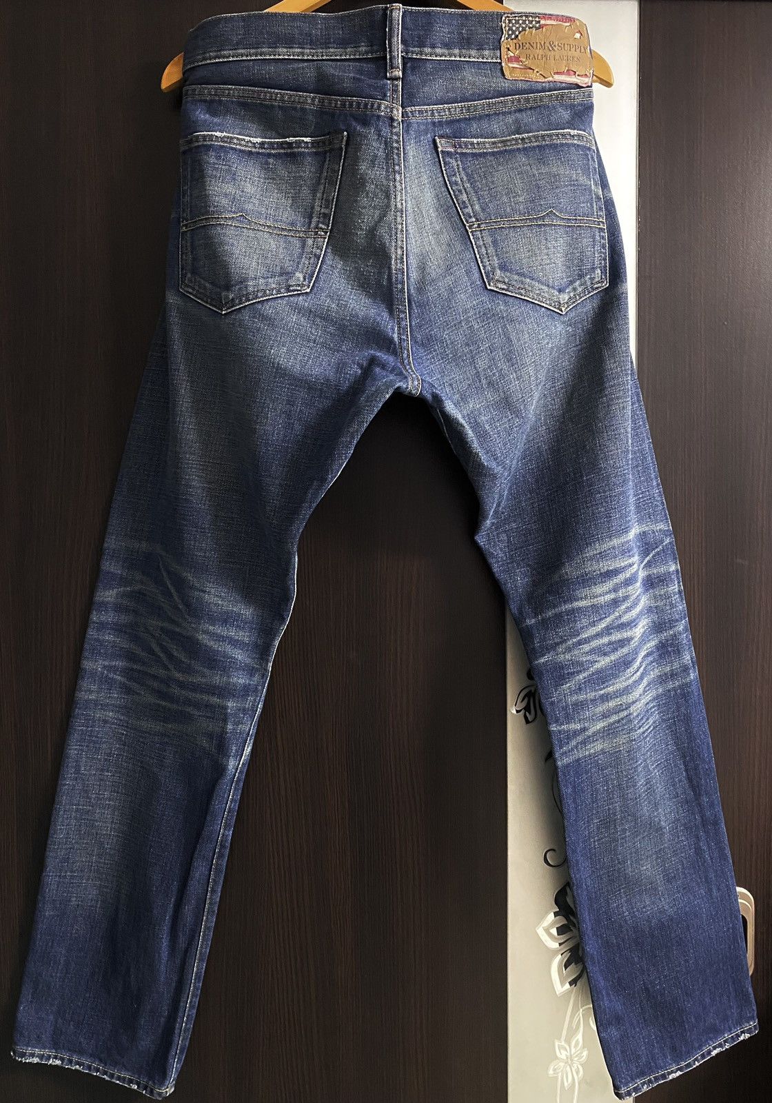 Denim & Supply Ralph Lauren DSRL Ralph Lauren Washed Blue Distressed Denim Jeans Size US 34 / EU 50 - 5 Thumbnail