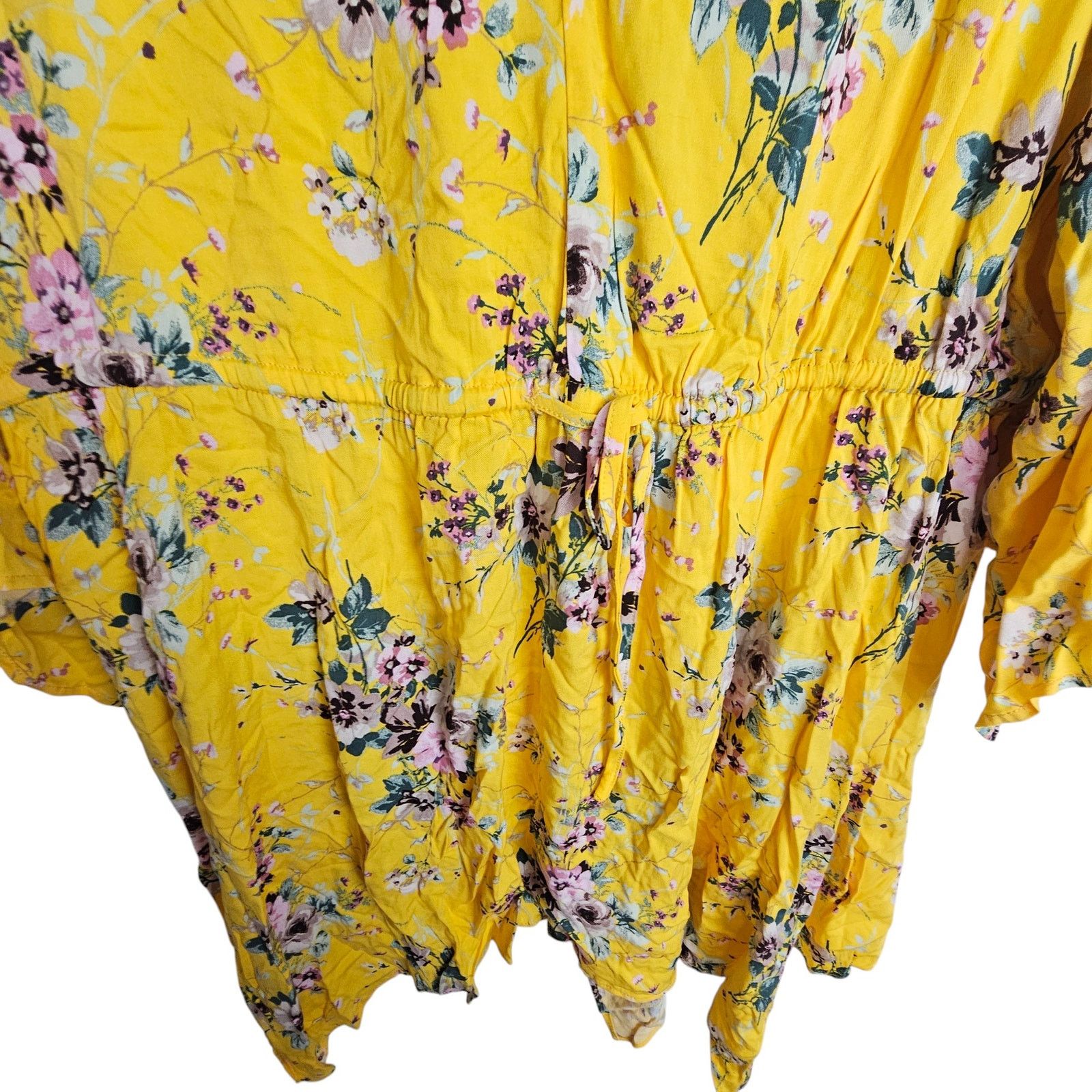 Torrid Torrid Floral Challis Babydoll Top Plus Size 2X Sharkbite Size XXL / US 16-18 / IT 52-54 - 3 Thumbnail